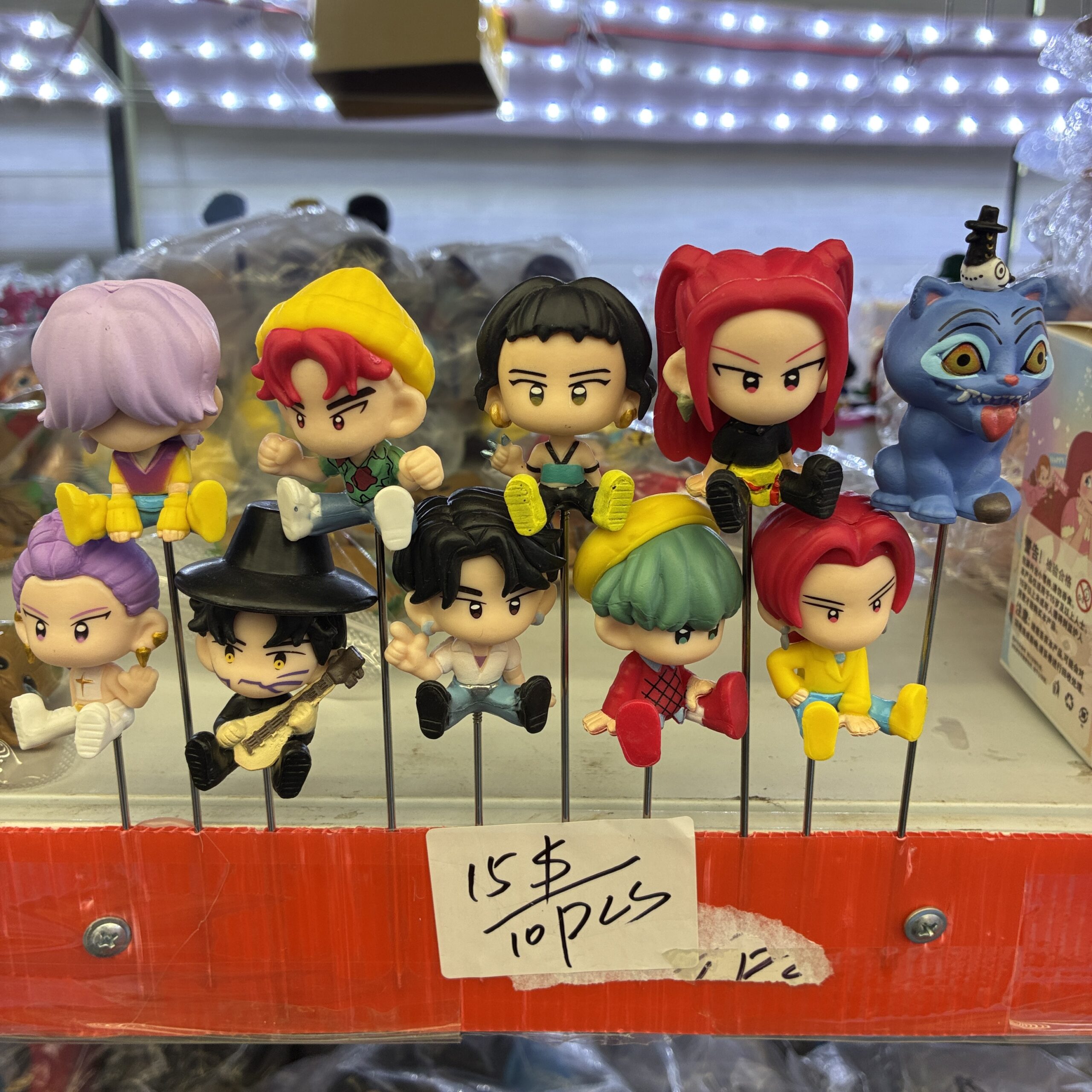 Anime Character Figurine Set (10PCS)