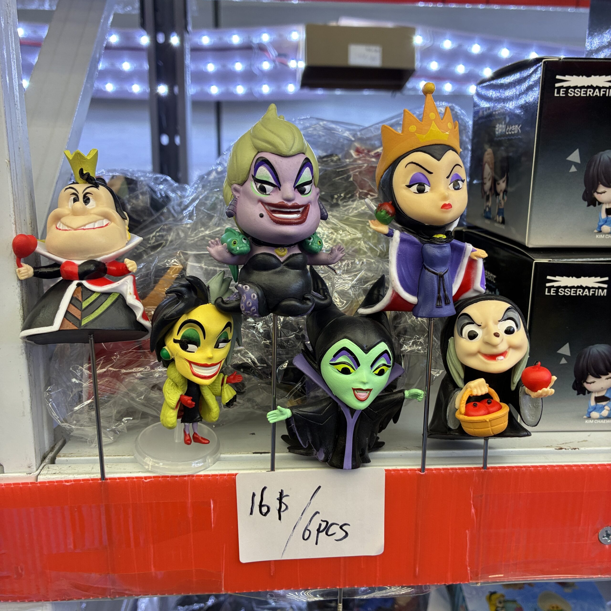Disney Villains Figurine Set (6PCS)