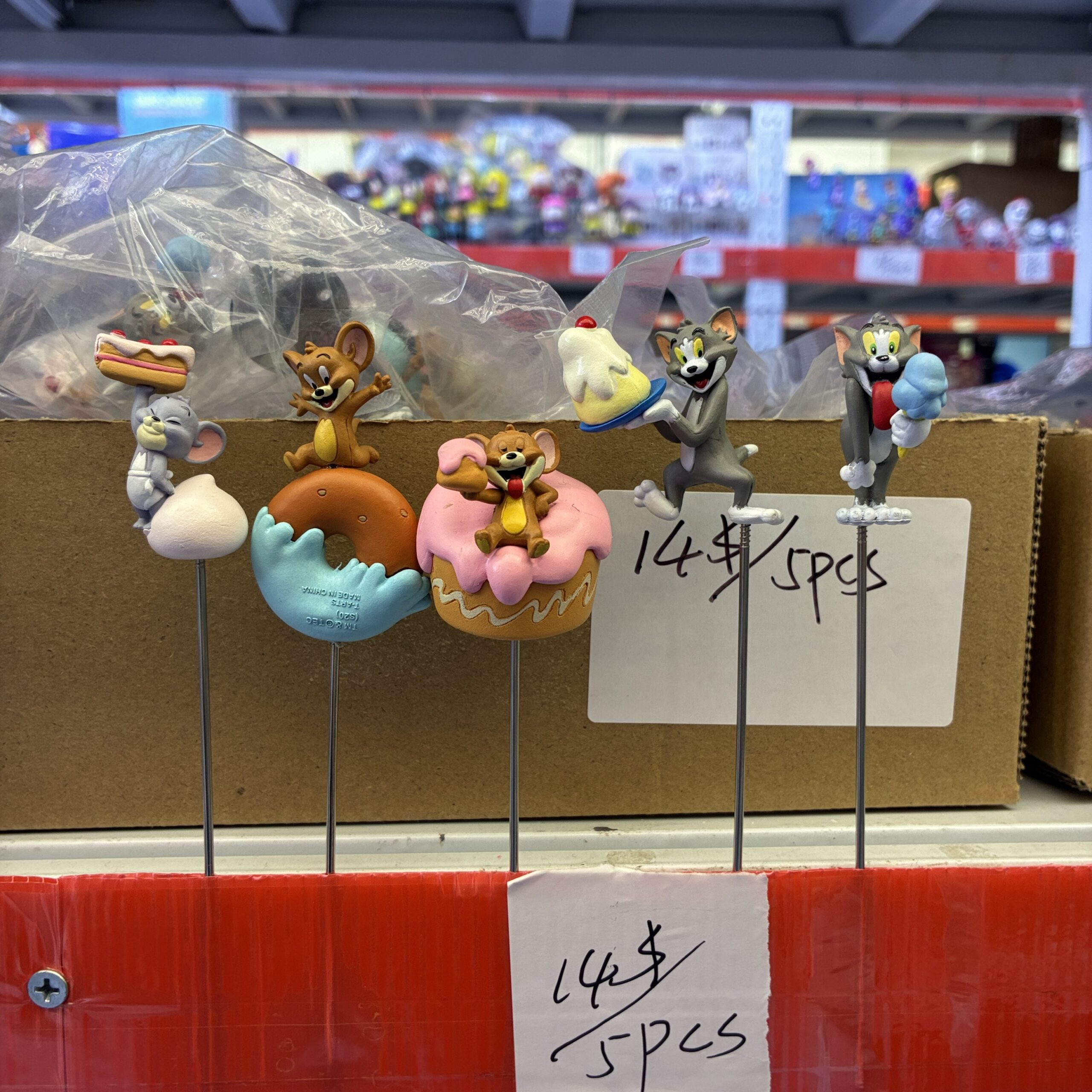 Tom and Jerry Dessert-themed Figurine Set (5PCS)