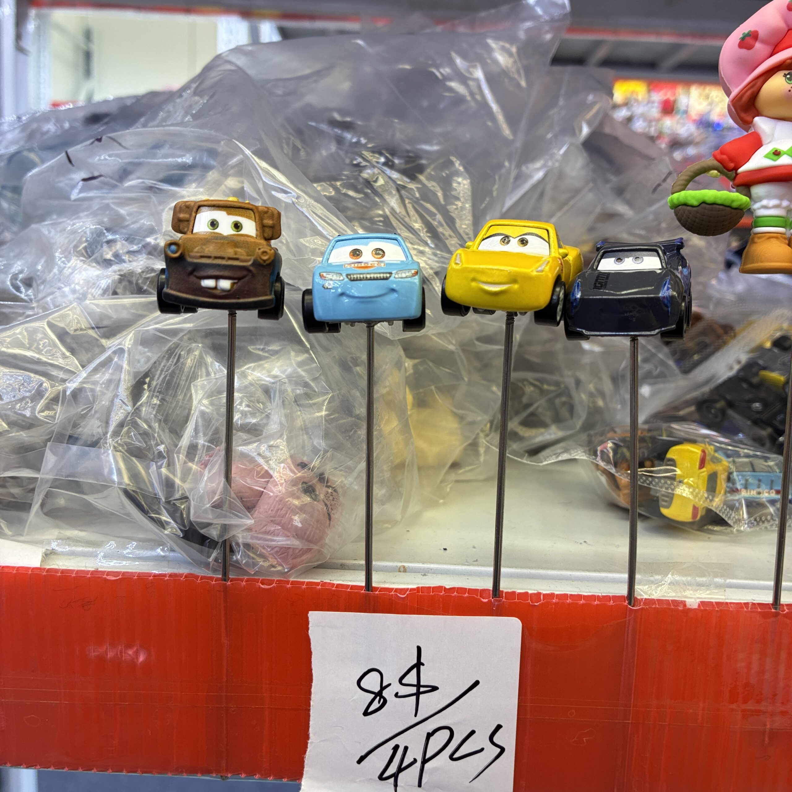 Cars Character Figurine Set (4PCS)