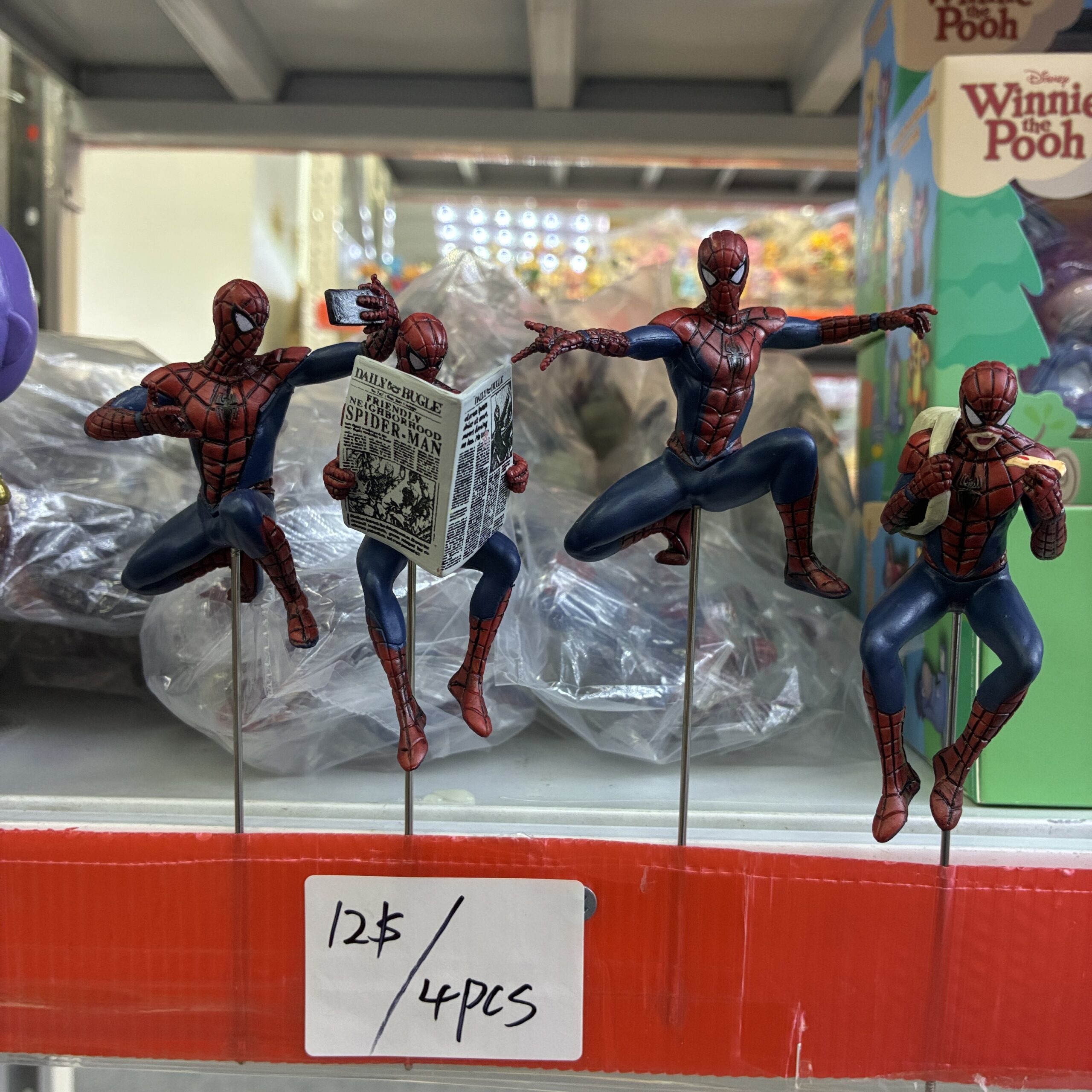 Spider-Man Pose Figurine Set (4PCS)