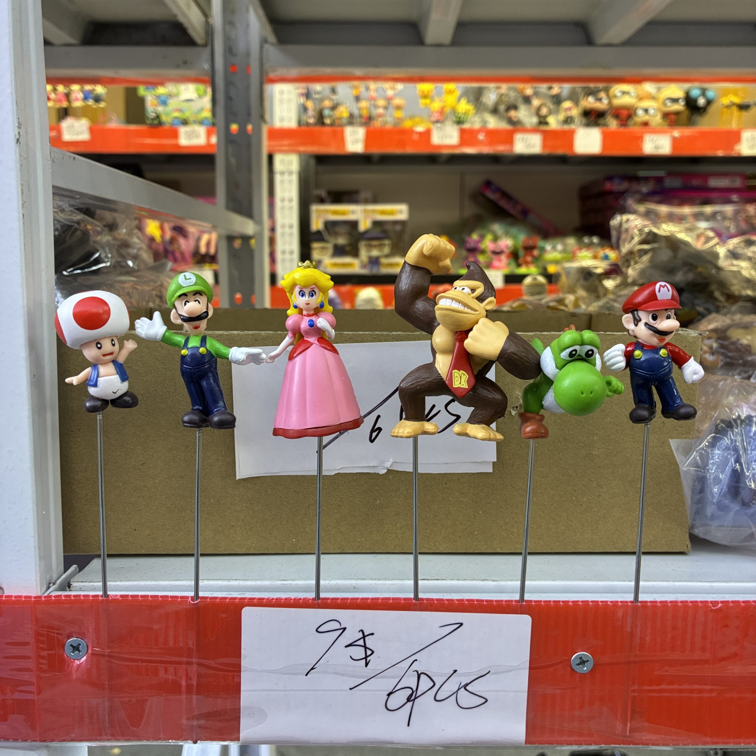 Super Mario Character Figurine Set (6PCS)