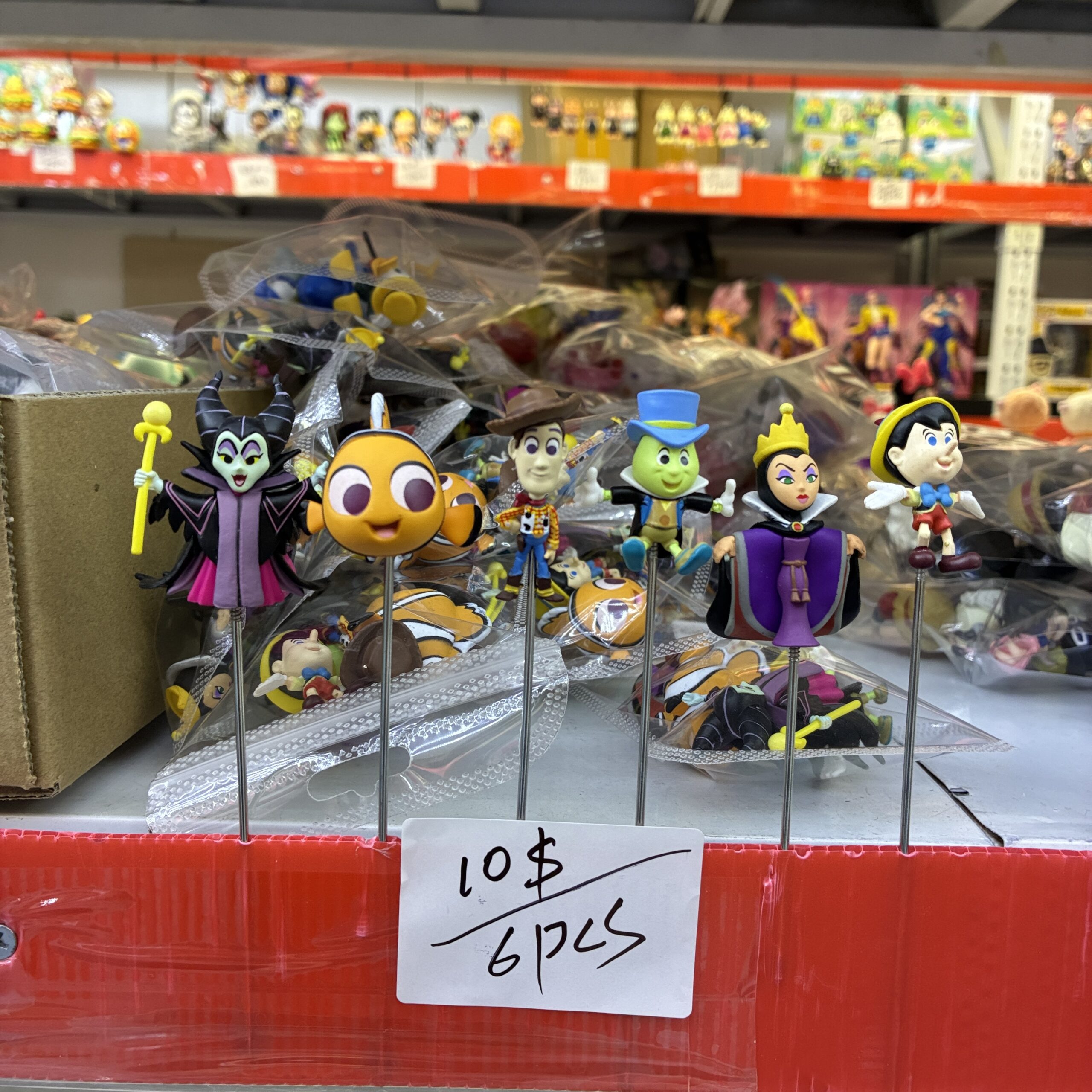 Disney Mixed Character Figurine Set (6PCS)