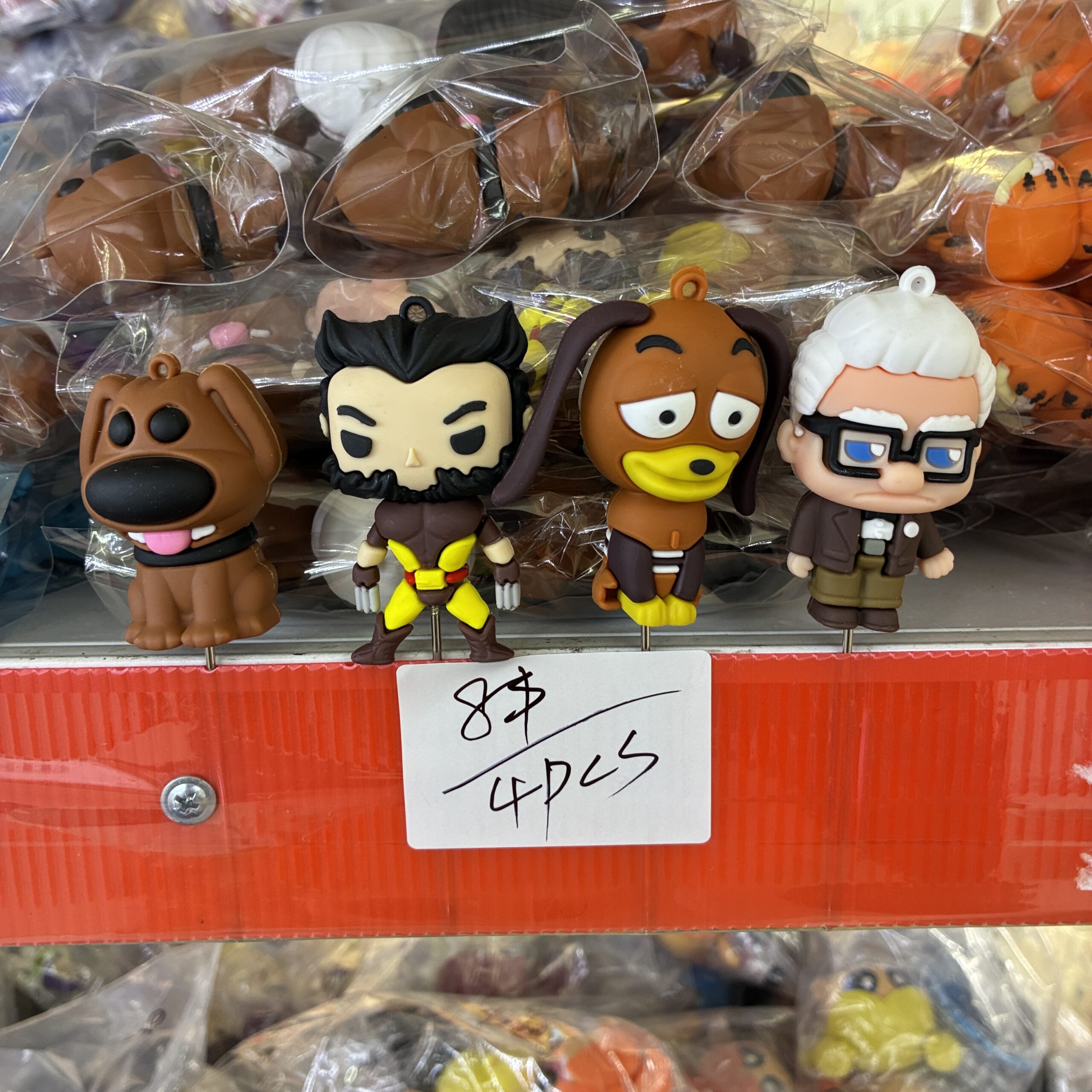 Pop Culture Character Figurine Set (4PCS)