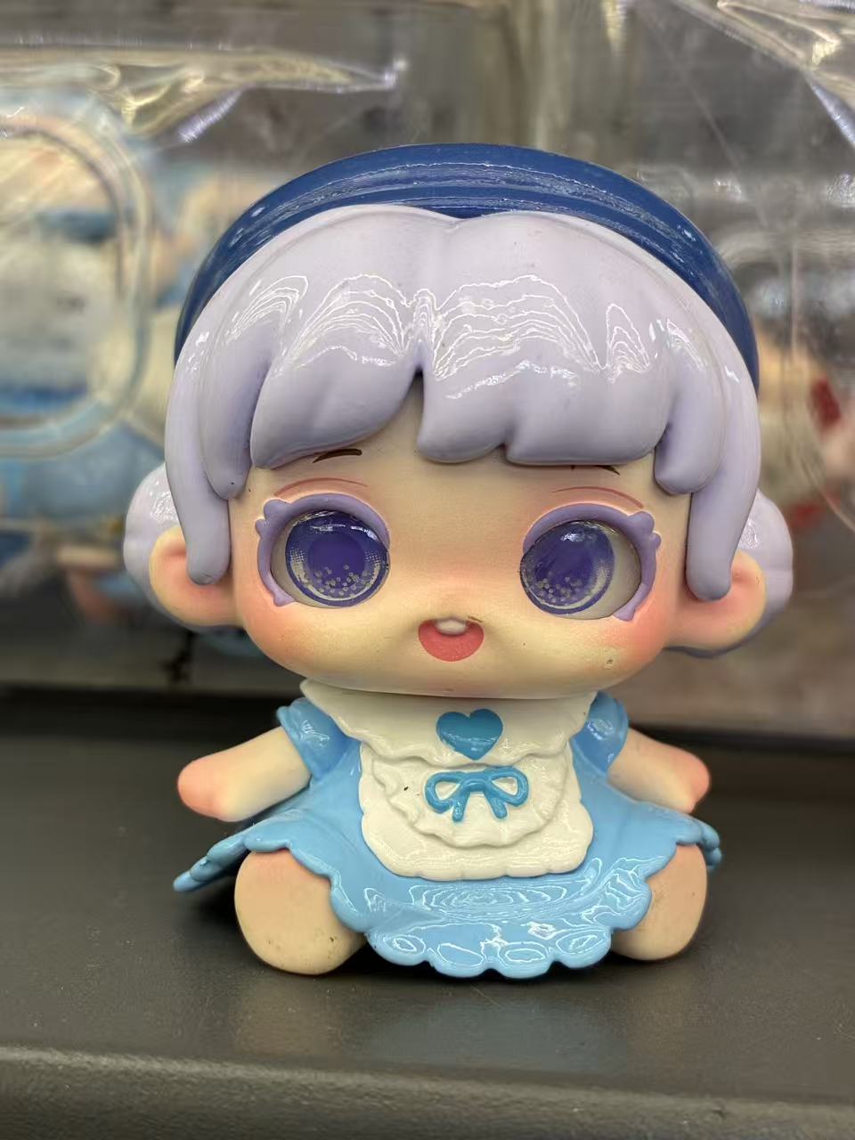 Little Blue Maid Figurine (1PC)