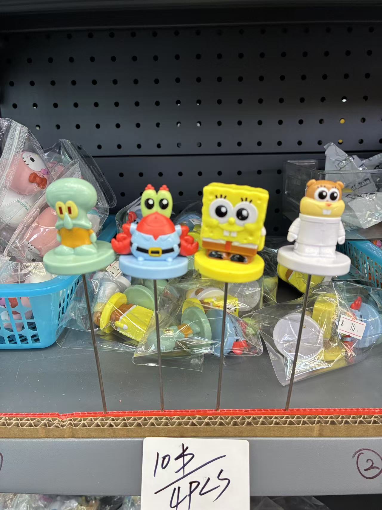SpongeBob SquarePants Crew Figurine Set (4PCS)