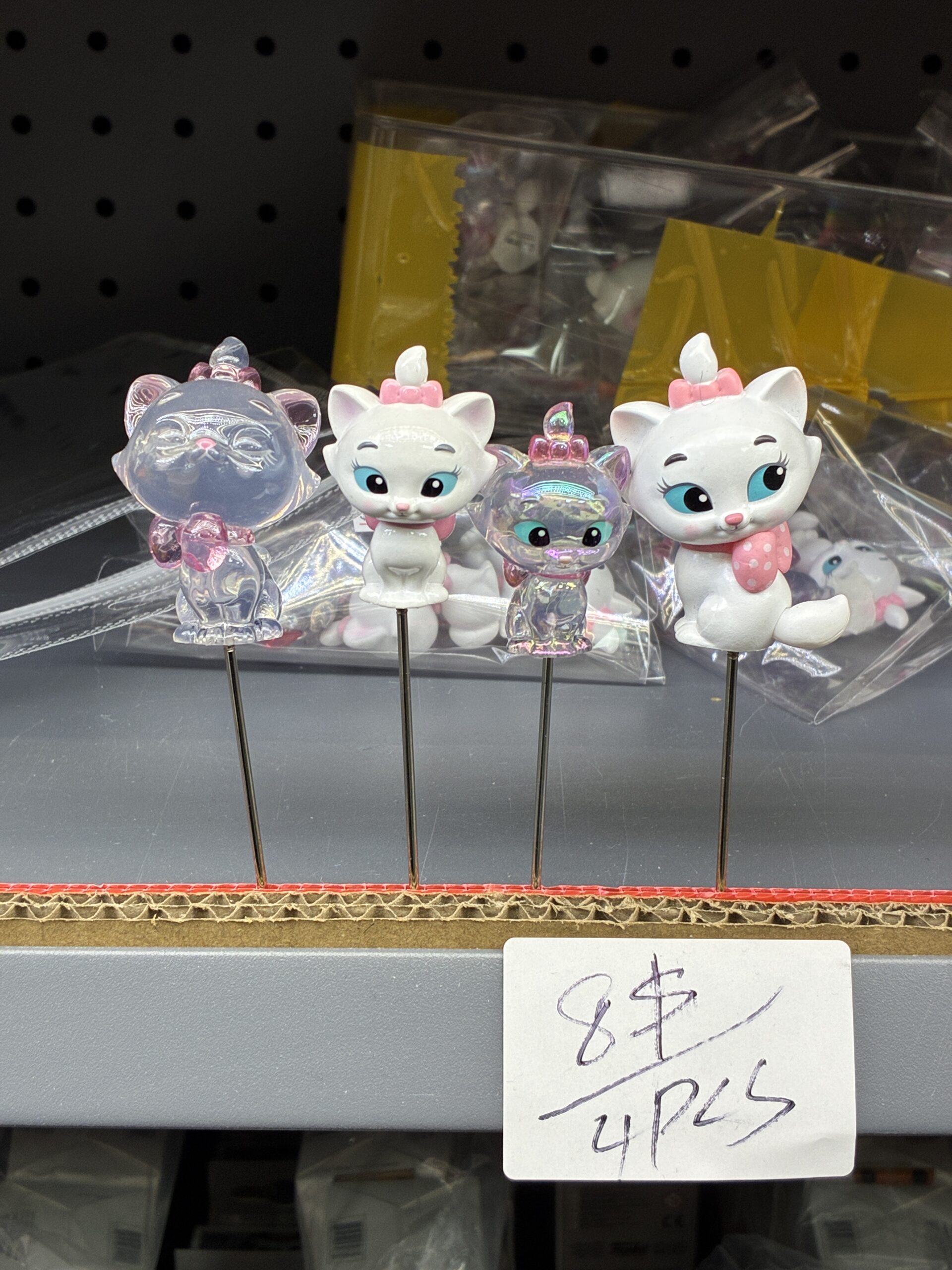 Marie the Cat Figurine Set (4PCS)