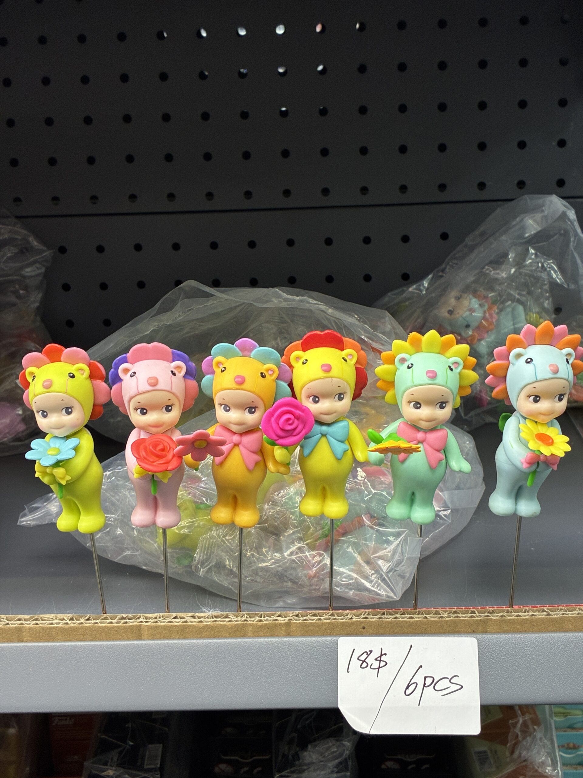 Sonny Angel Flower & Animal Figurine Set (6PCS)