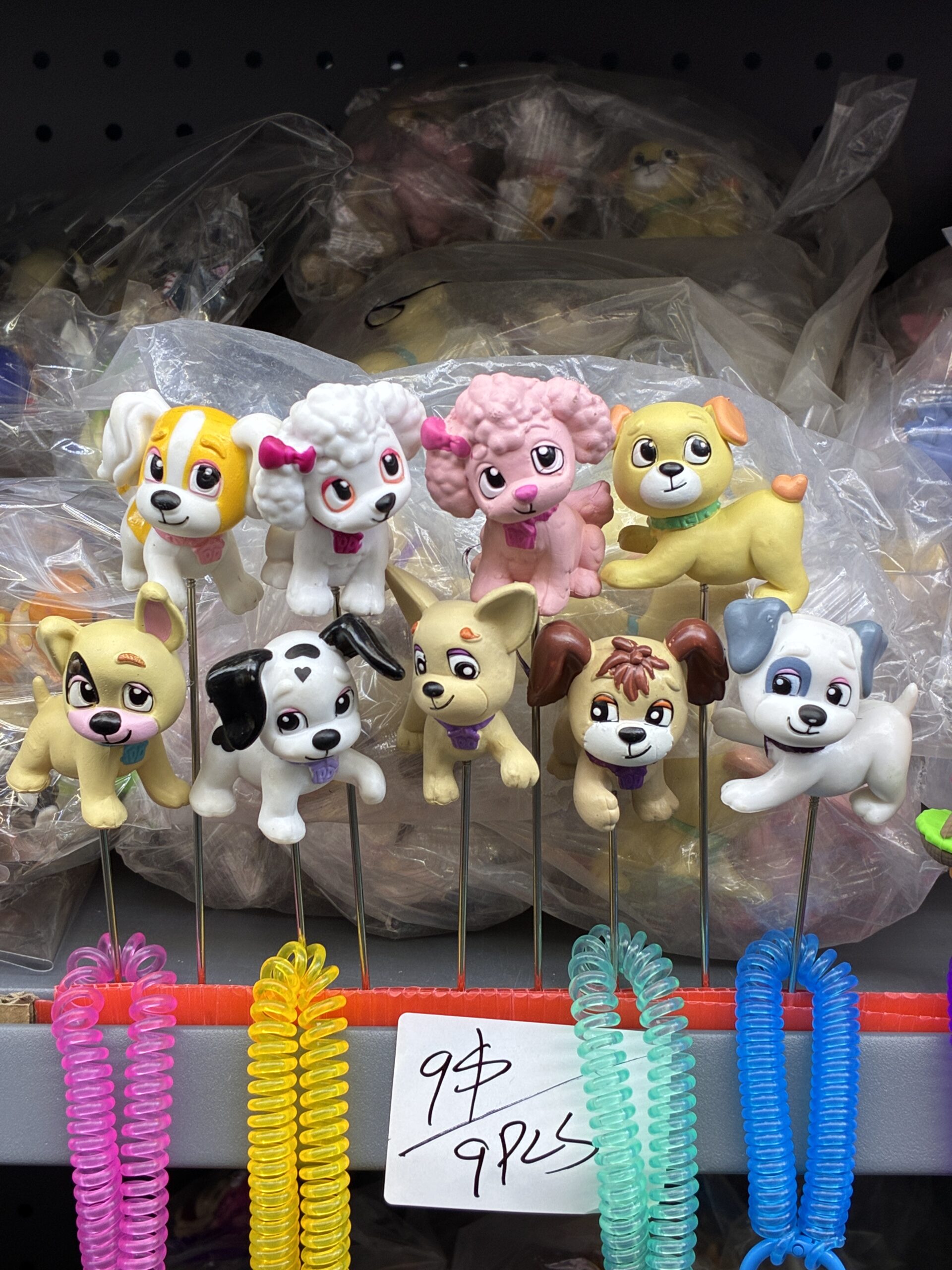 Cute Puppy Figurine Set (9PCS)