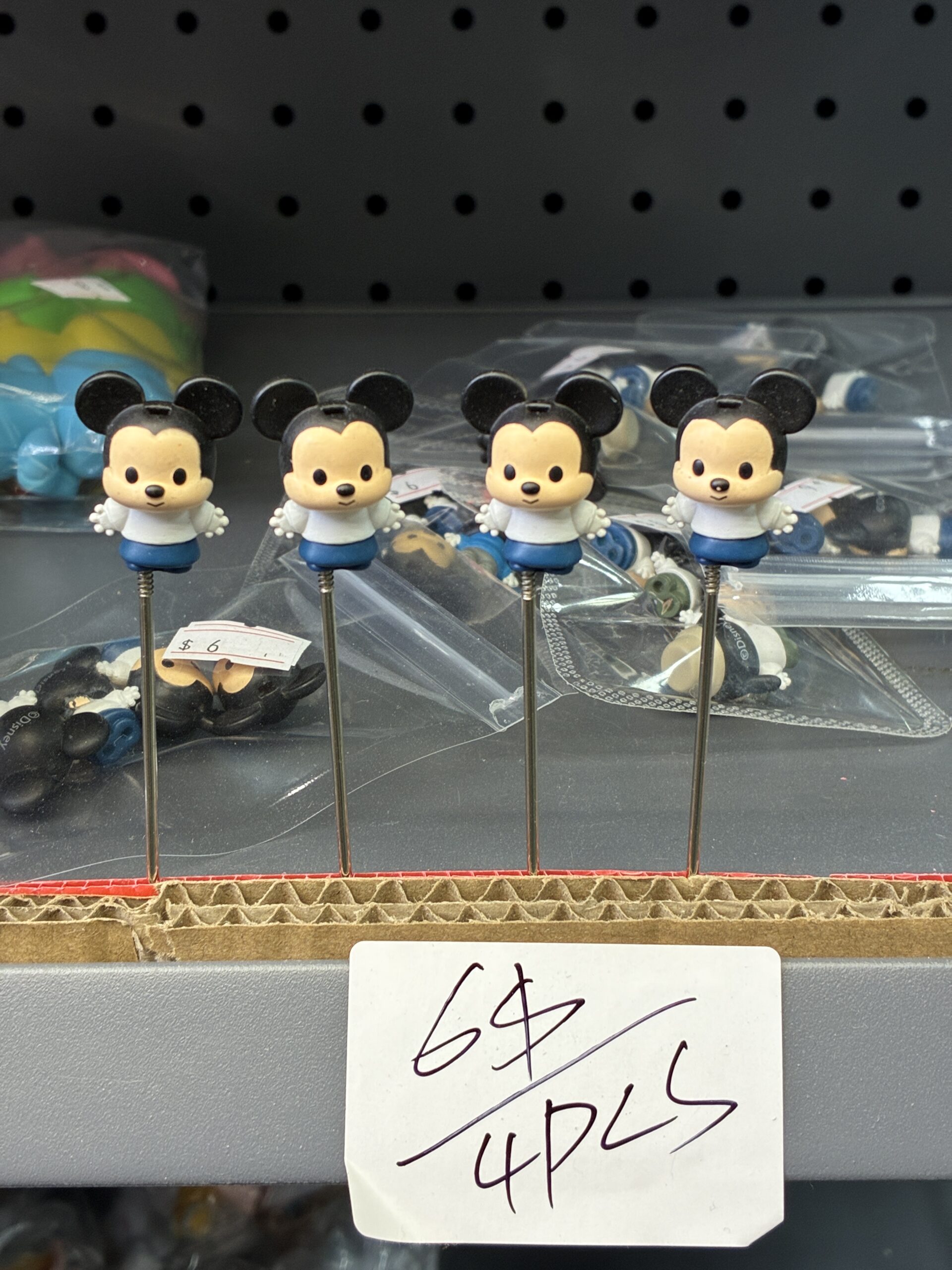 Mickey Mouse Mini Figurine Set (4PCS)