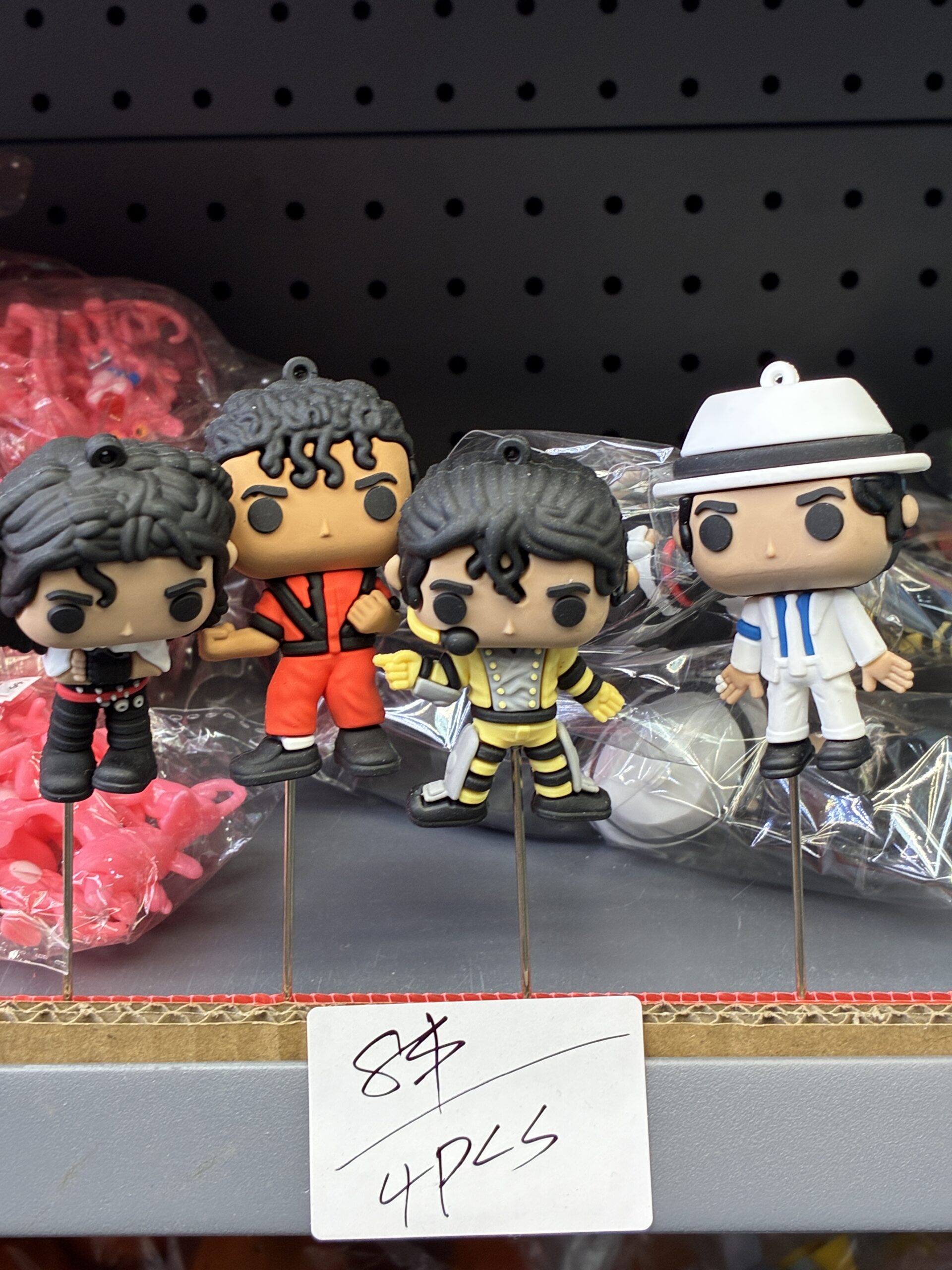 Michael Jackson Themed Figurine Set (4PCS)