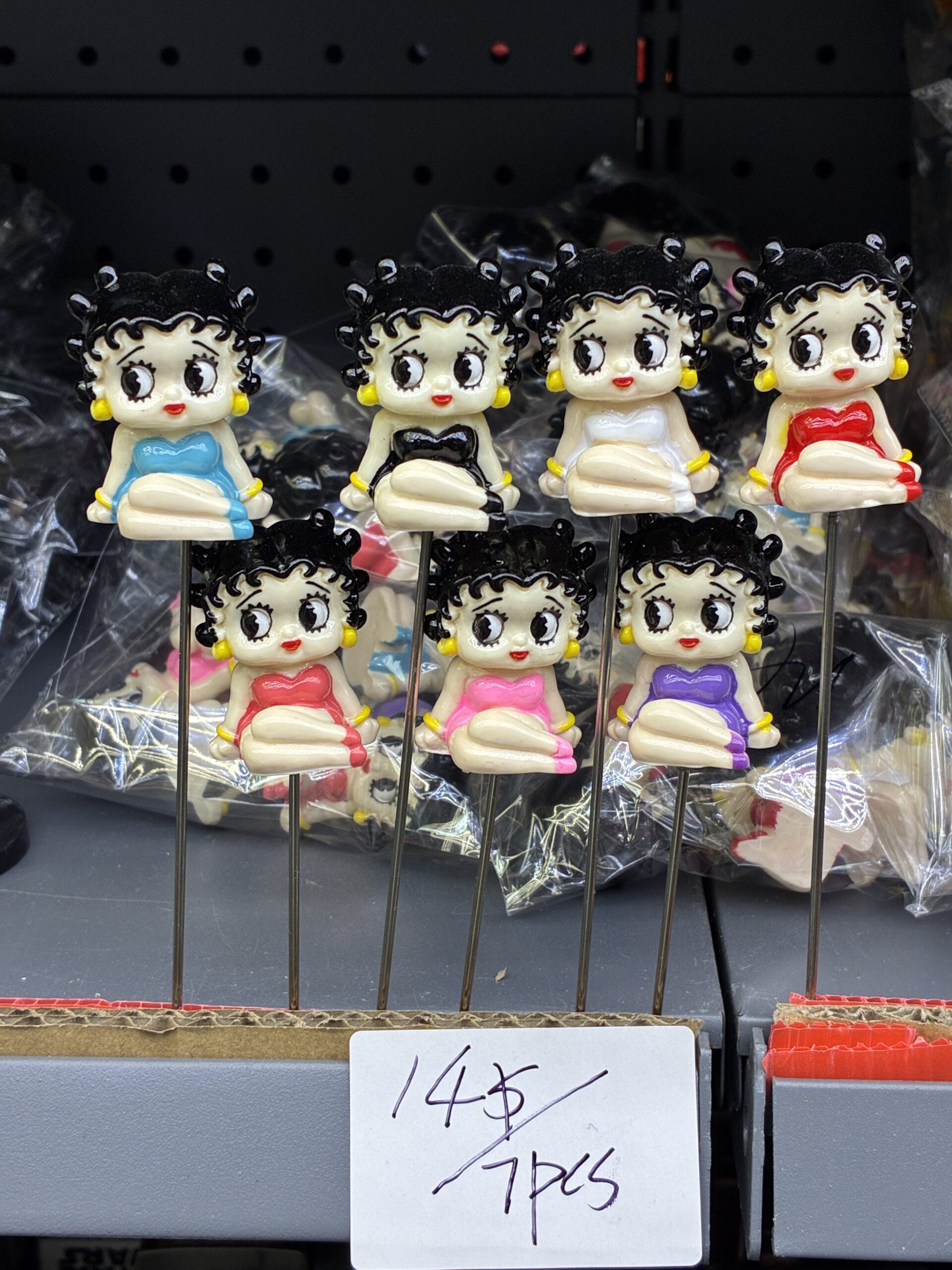 Betty Boop Mini Figurine Set (7PCS)