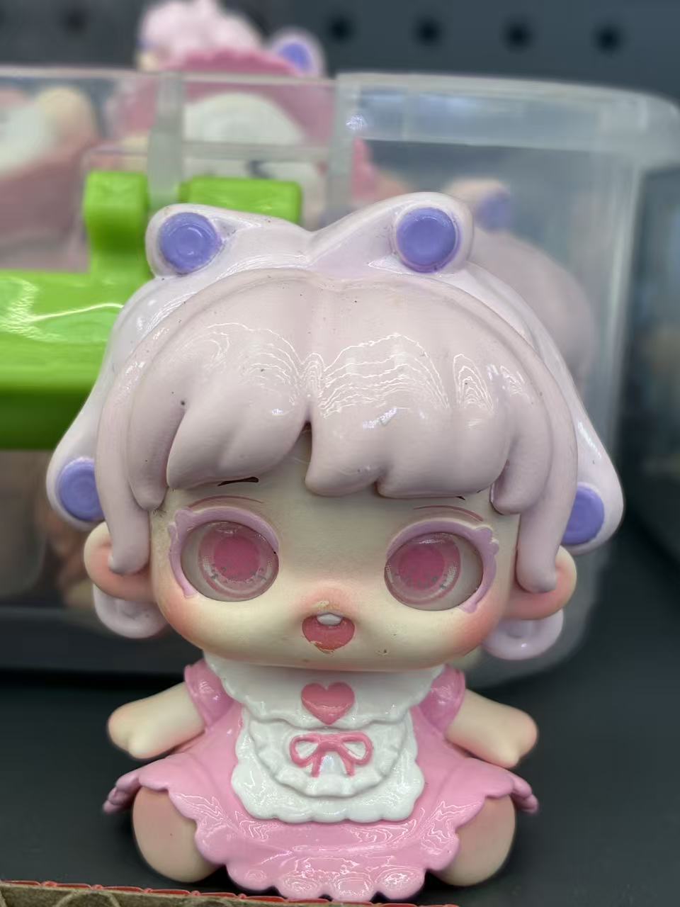 Pink Sweetheart Maid Figurine (1PC)