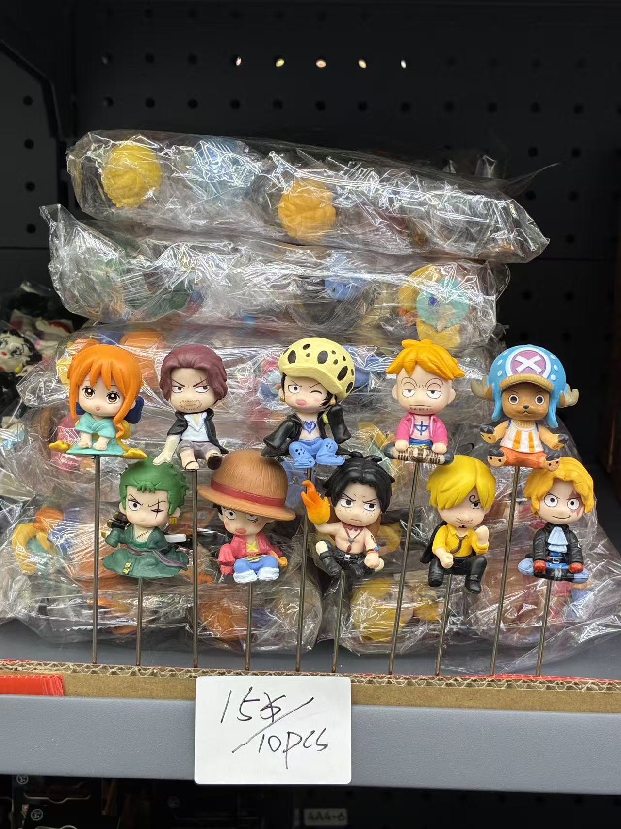 One Piece Chibi Character Figurine Set (10PCS)
