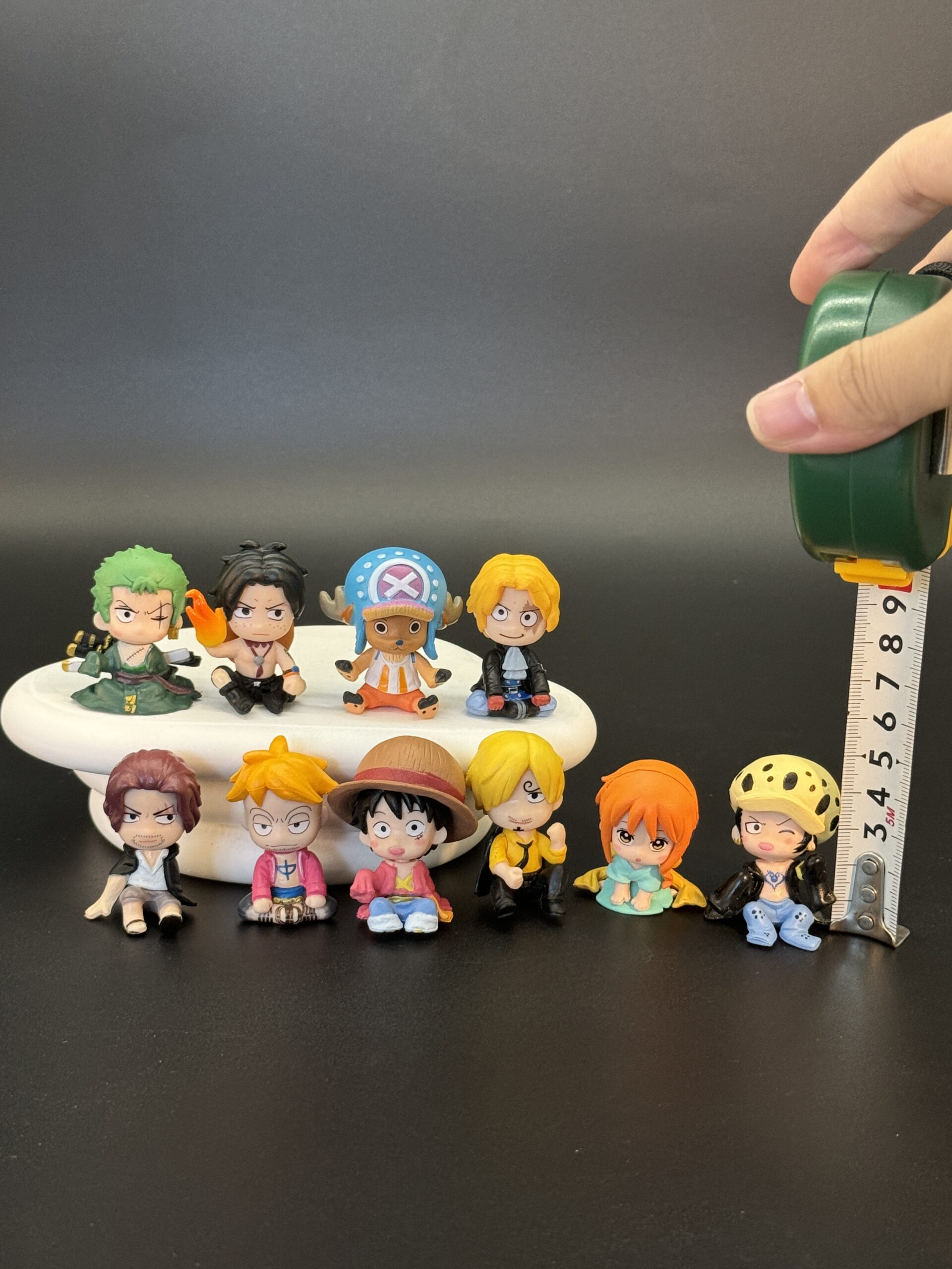One Piece Chibi Character Figurine Set (10PCS)