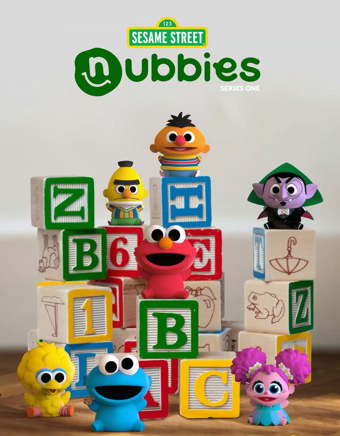 Sesame Street "Nubbies" Series One - Full Set Blind Box (Alphabet Theme)(12pcs) - Image 2