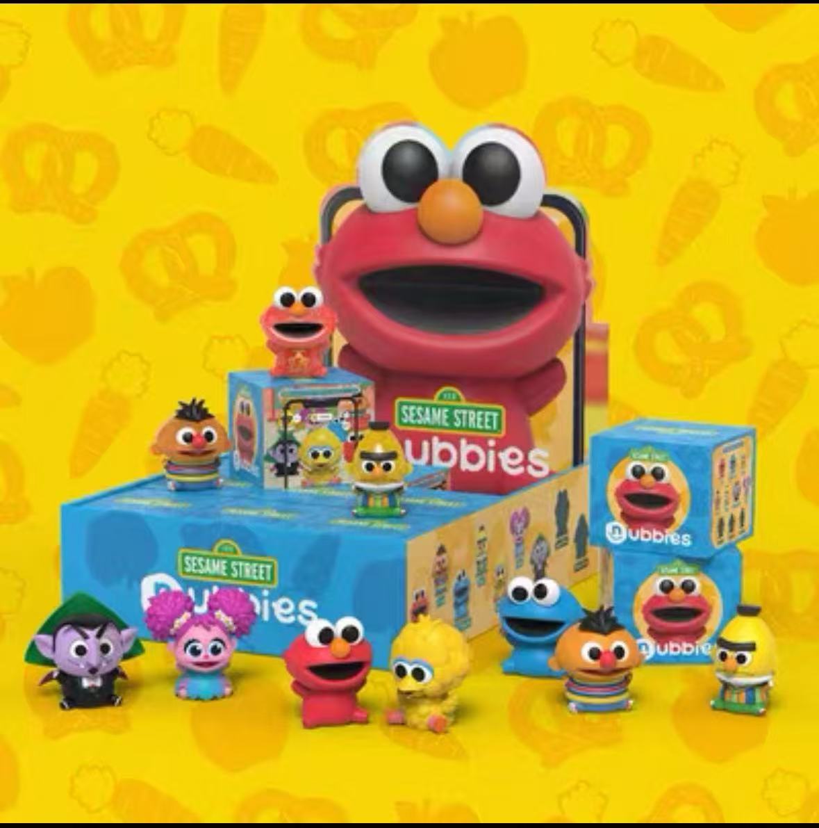 Sesame Street “Nubbies” Series One – Full Set Blind Box (Alphabet Theme)（12pcs）