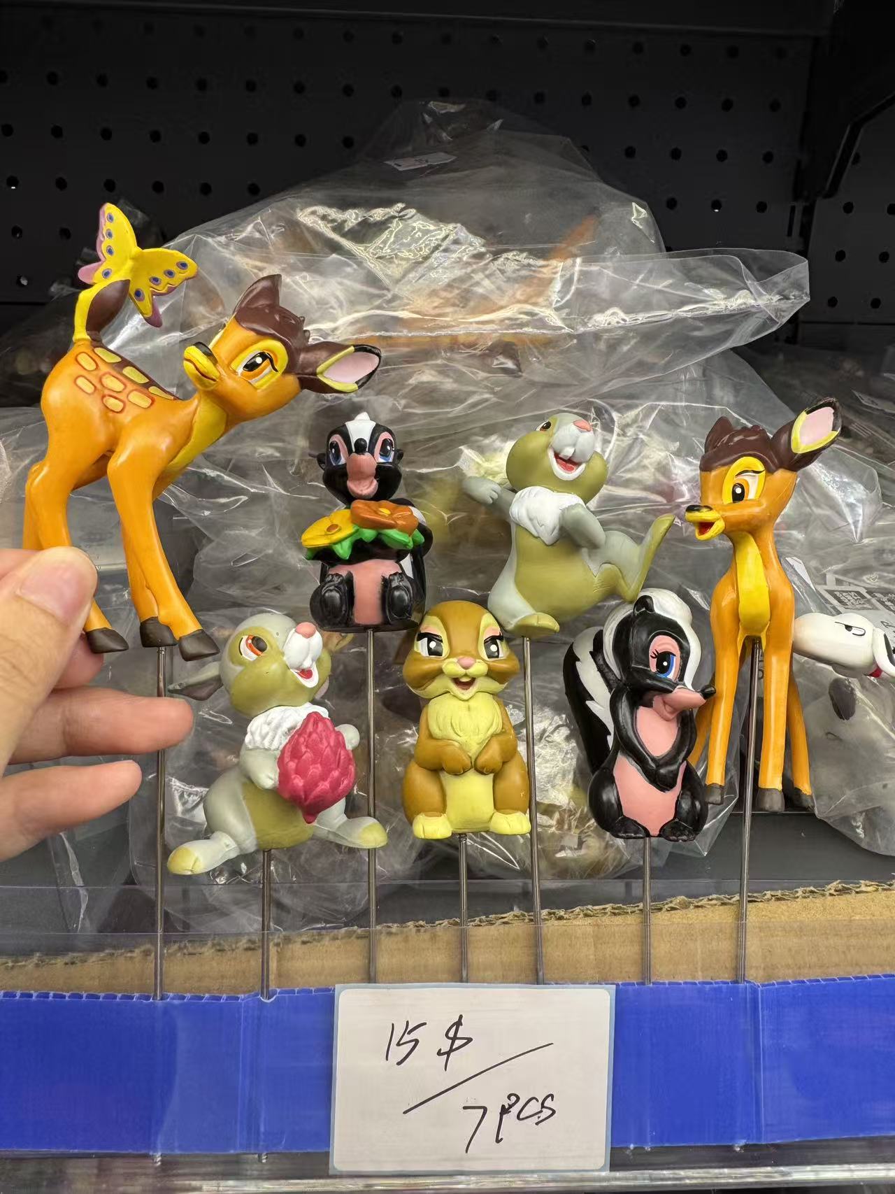 Disney Bambi & Friends 7-Piece Miniature Decorative Set
