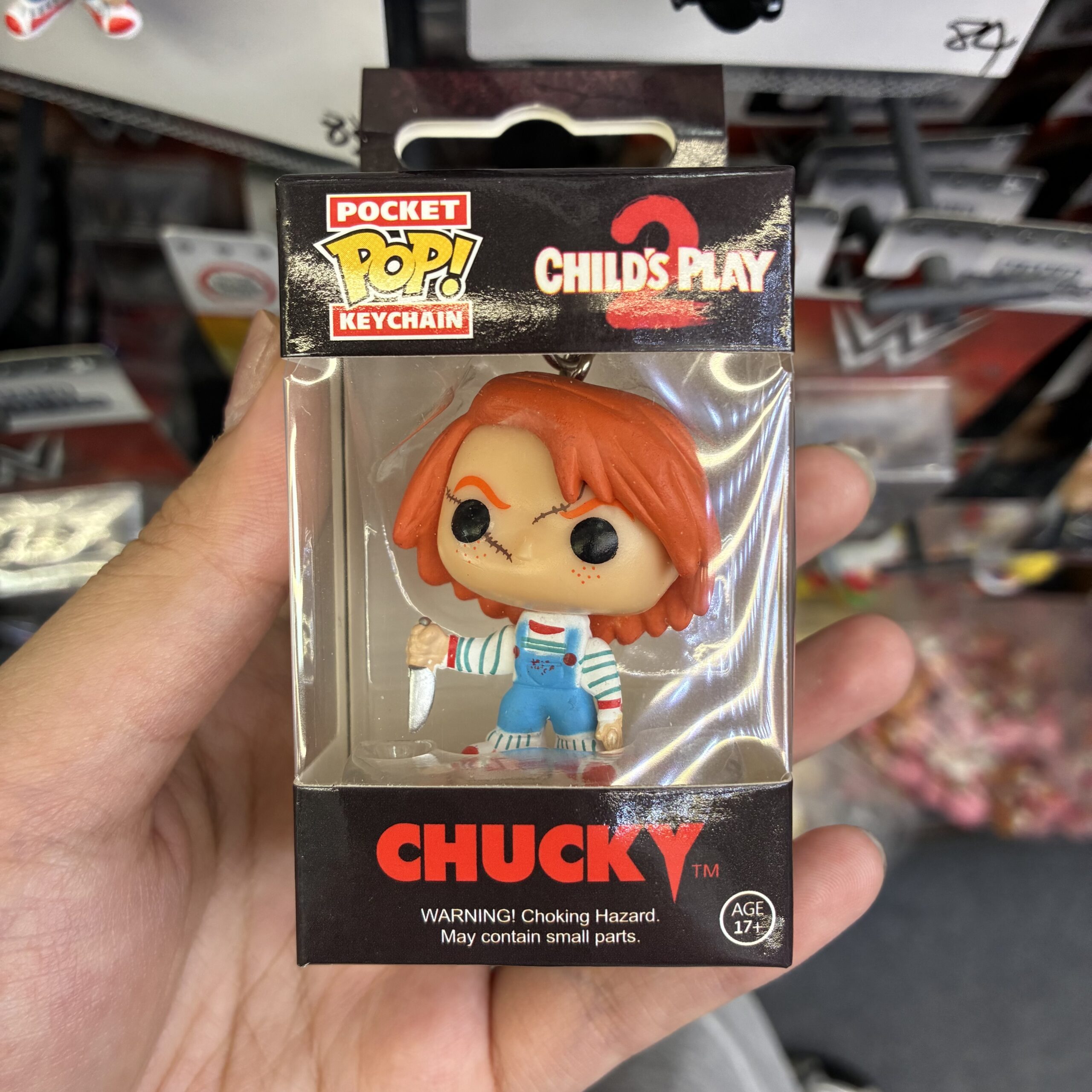 Child’s Play 2 Chucky Pocket Pop! Keychain Funko Vinyl Figure