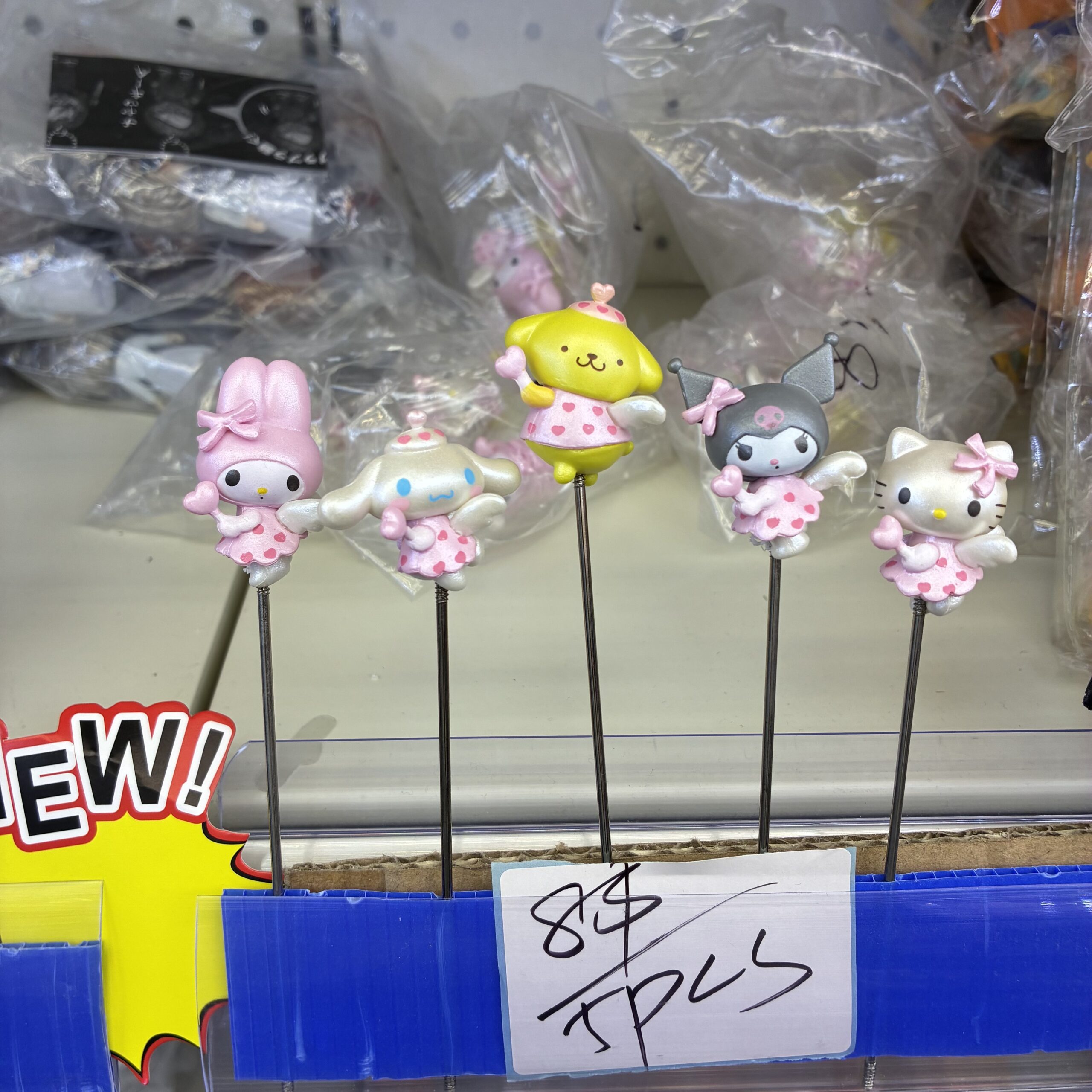 Cute Sanrio Angel Mini Figurines | 5pcs Collectible Desk Decor Gift Set