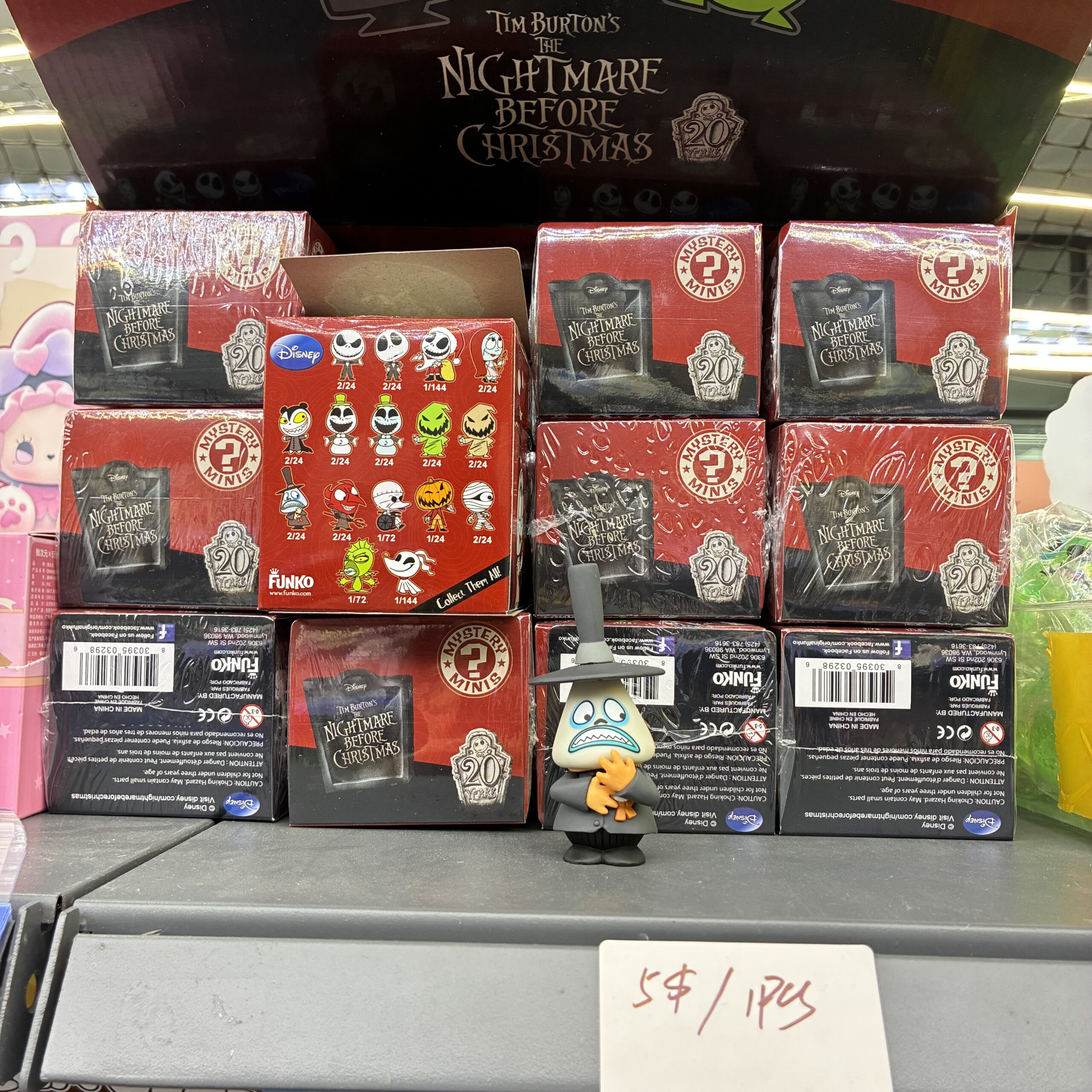 1PCS Funko Mystery Minis The Nightmare Before Christmas Blind Box Figure