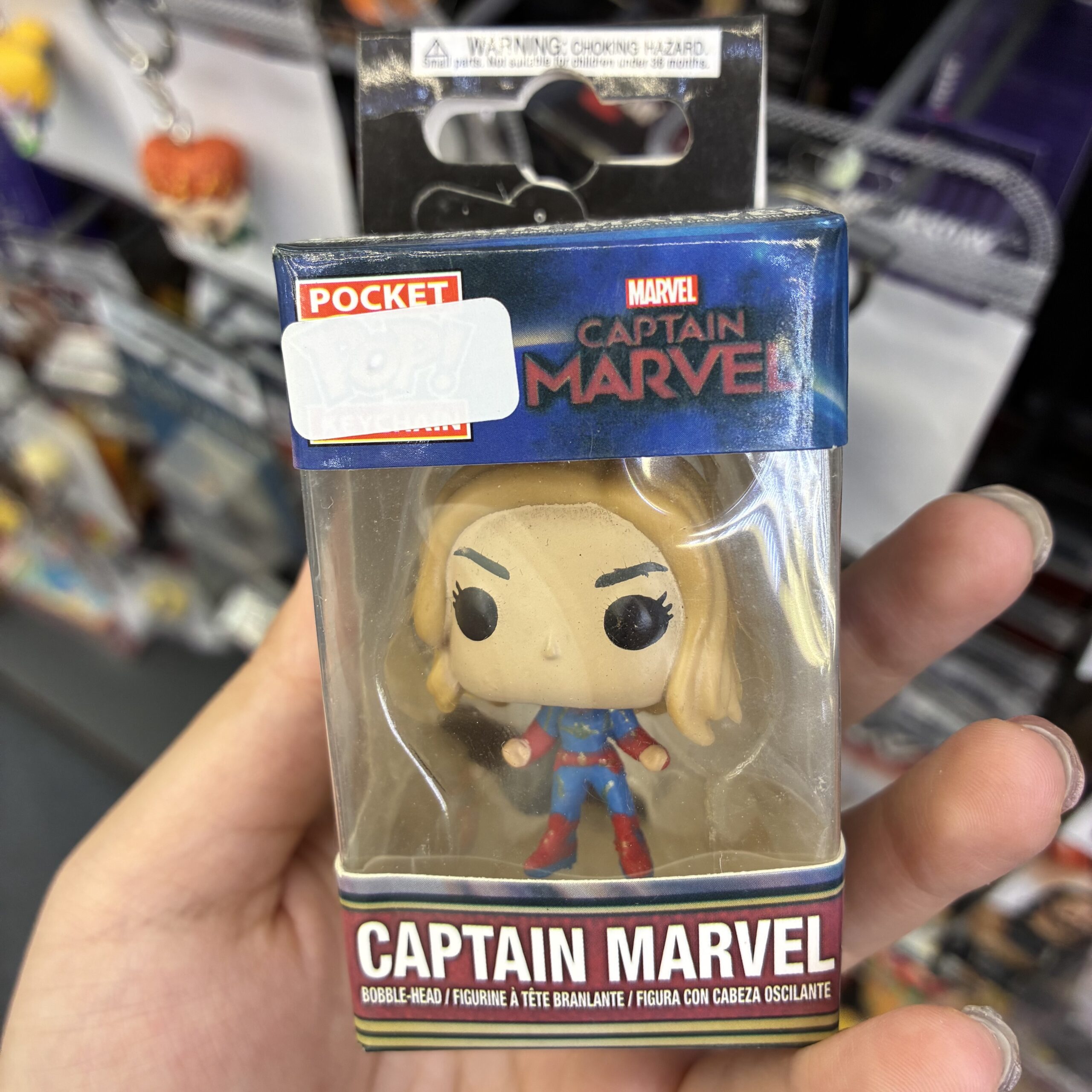 Funko Pocket Pop! Keychain Marvel Captain Marvel Vinyl Figure