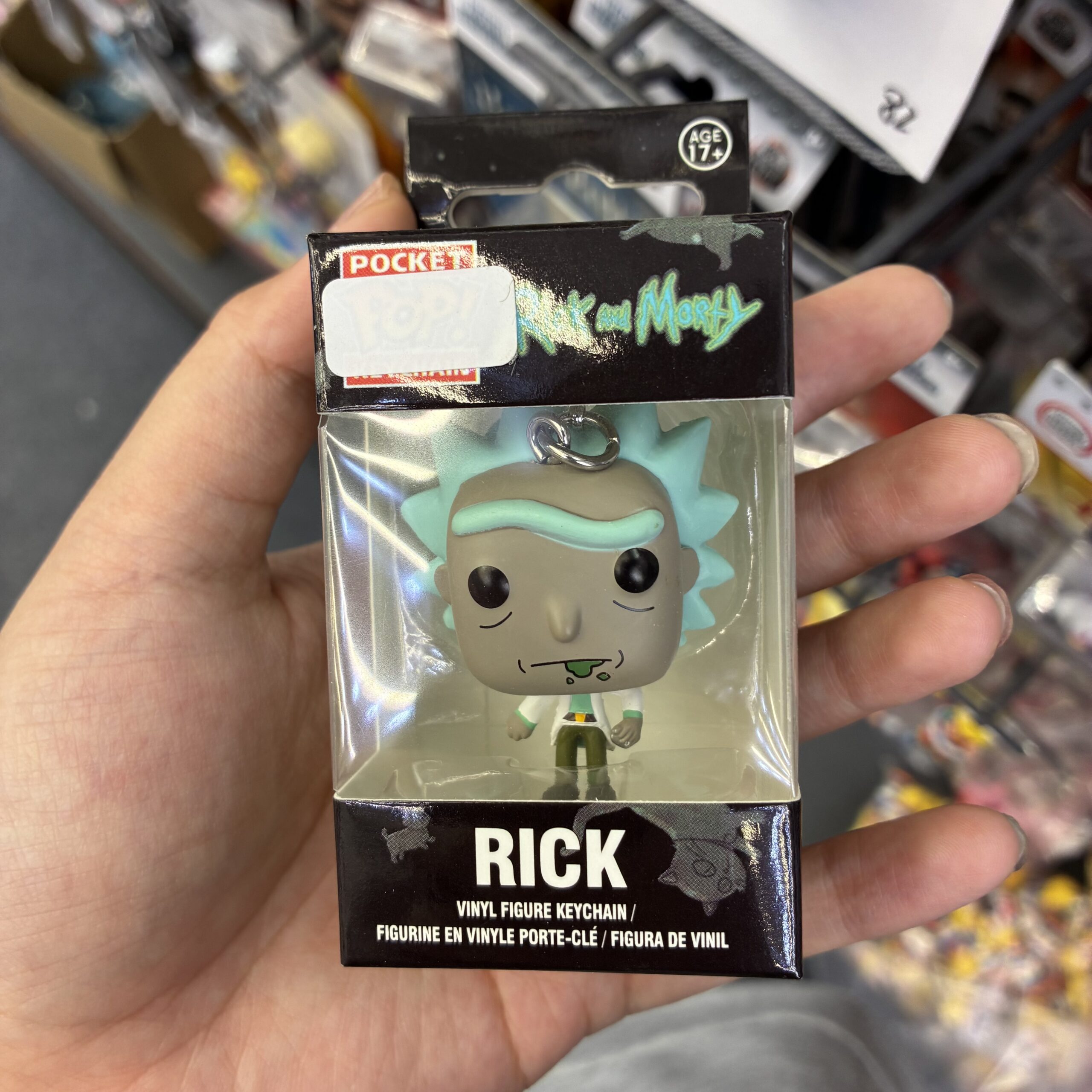 Funko Pocket Pop! Keychain Rick and Morty Rick Vinyl Figure