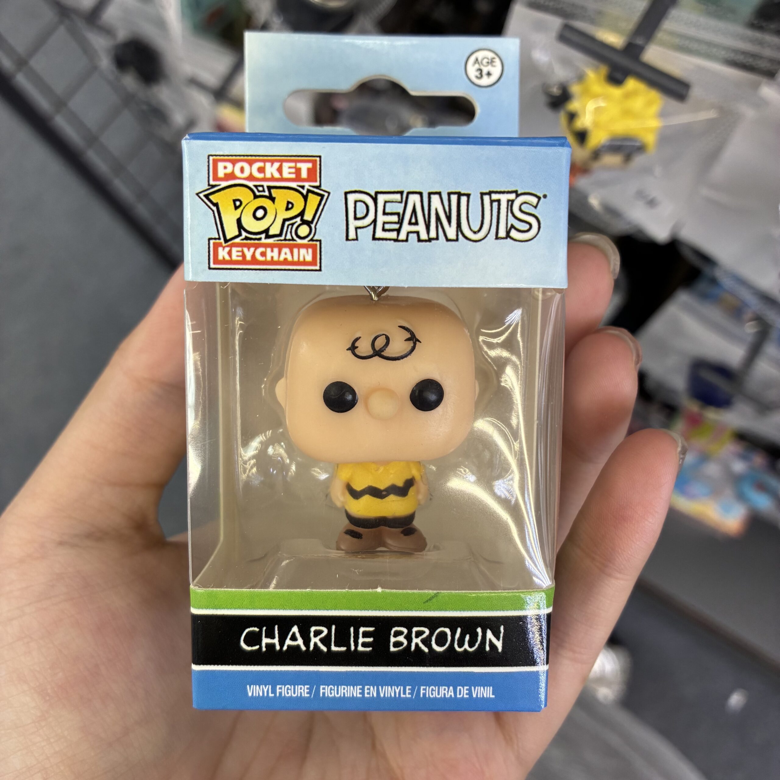 Funko Pocket Pop! Keychain Peanuts Charlie Brown Vinyl Figure
