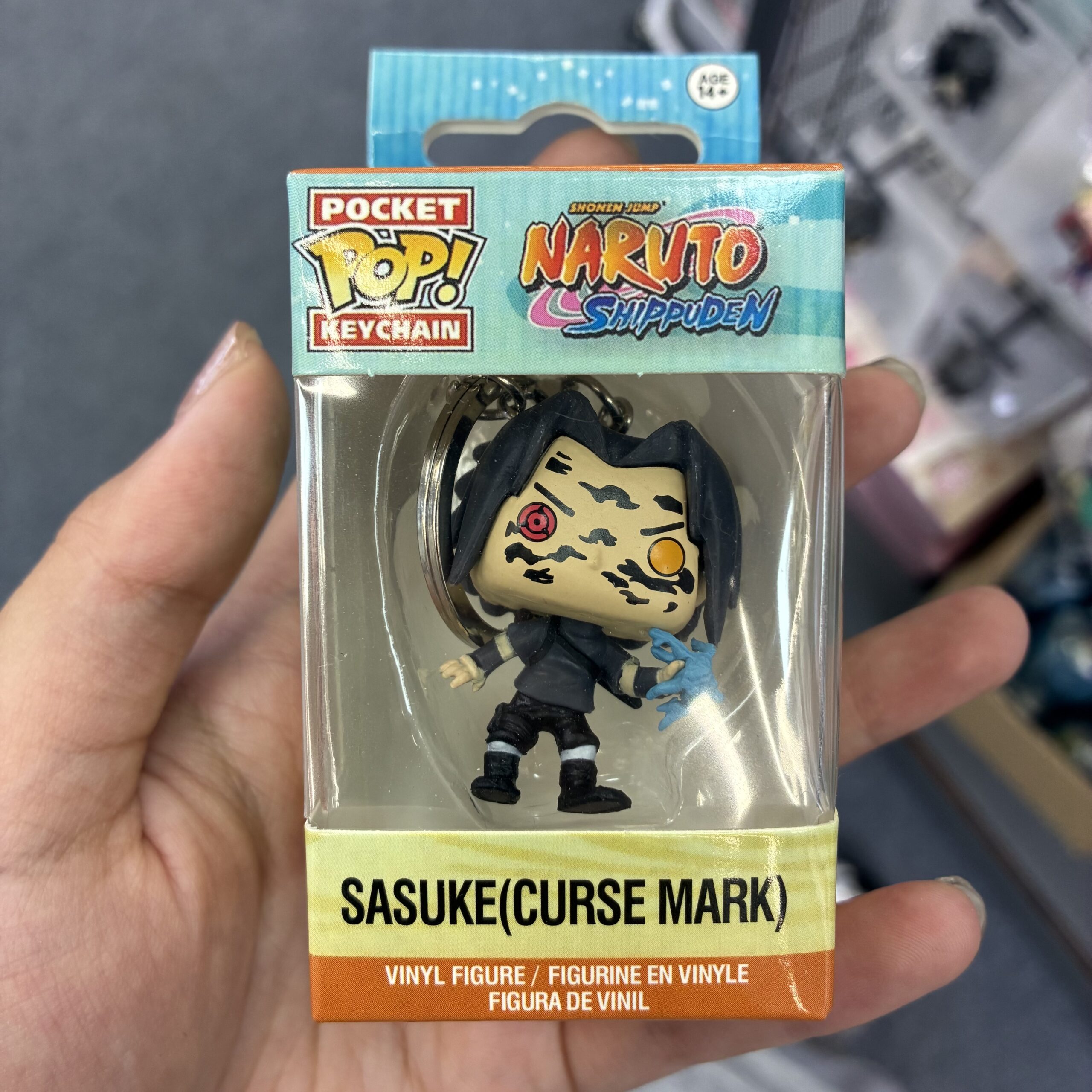 Funko Pocket Pop! Keychain Naruto Shippuden Sasuke Curse Mark Vinyl Figure