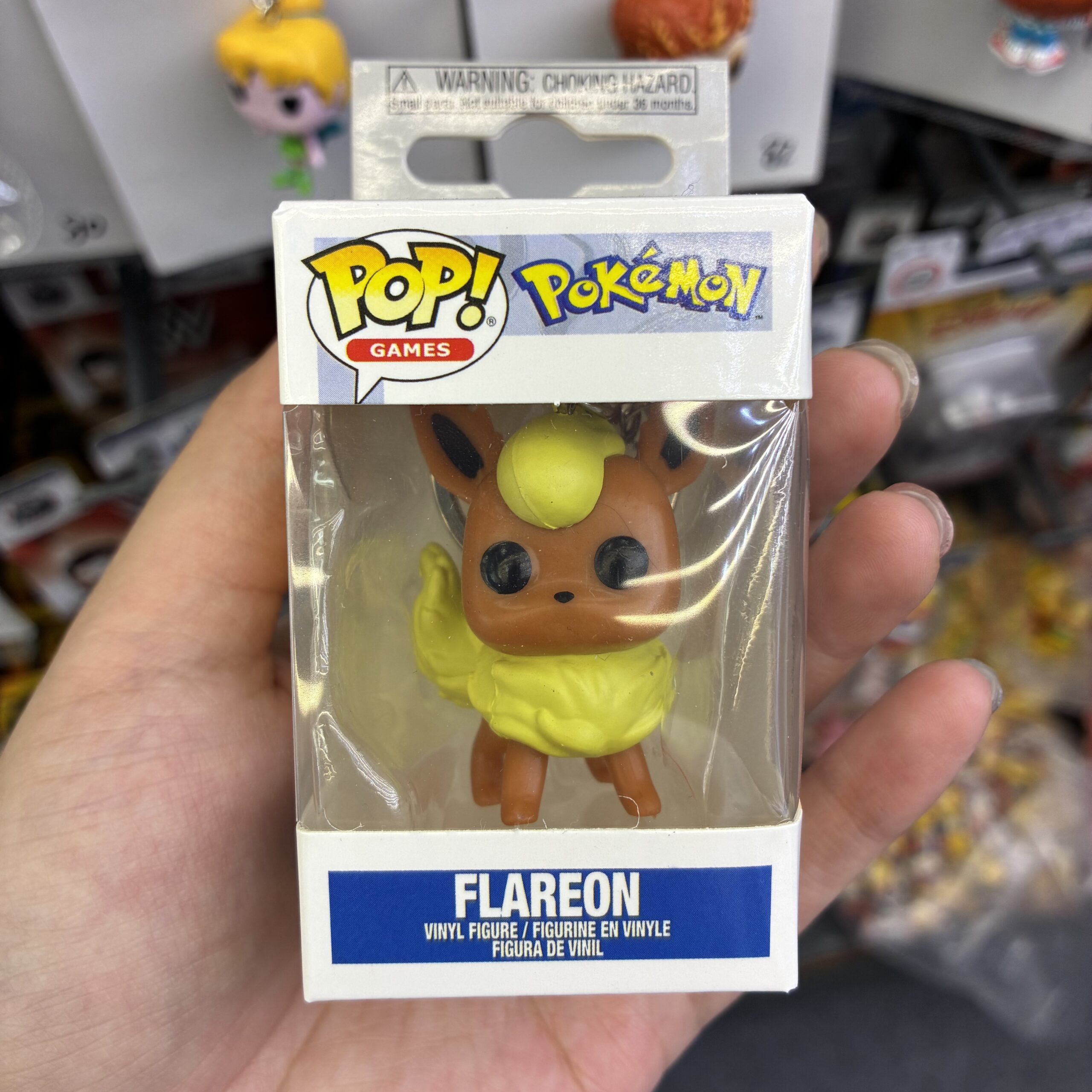 Funko Pop! Keychain Pokemon Flareon Vinyl Figure