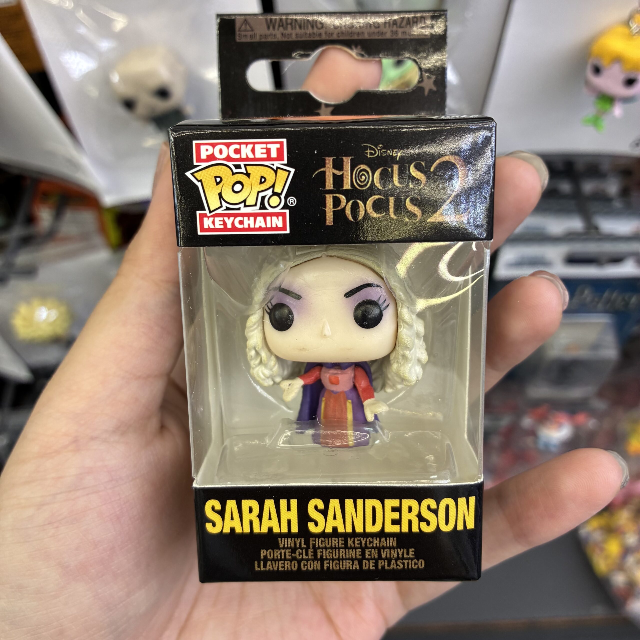 Funko Pocket Pop! Keychain Disney Hocus Pocus 2 Sarah Sanderson Vinyl Figure