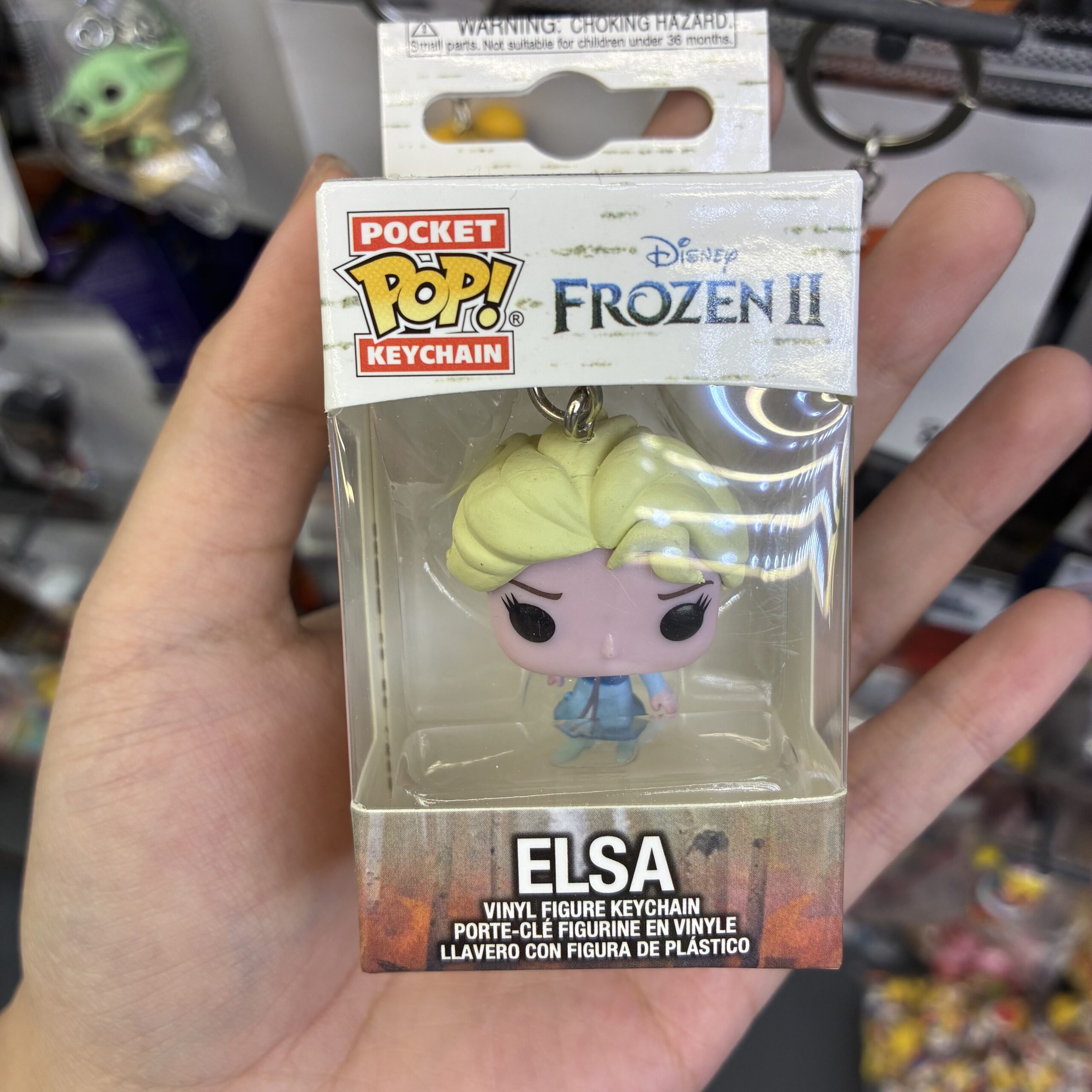 Funko Pocket Pop! Keychain Disney Frozen II Elsa Vinyl Figure