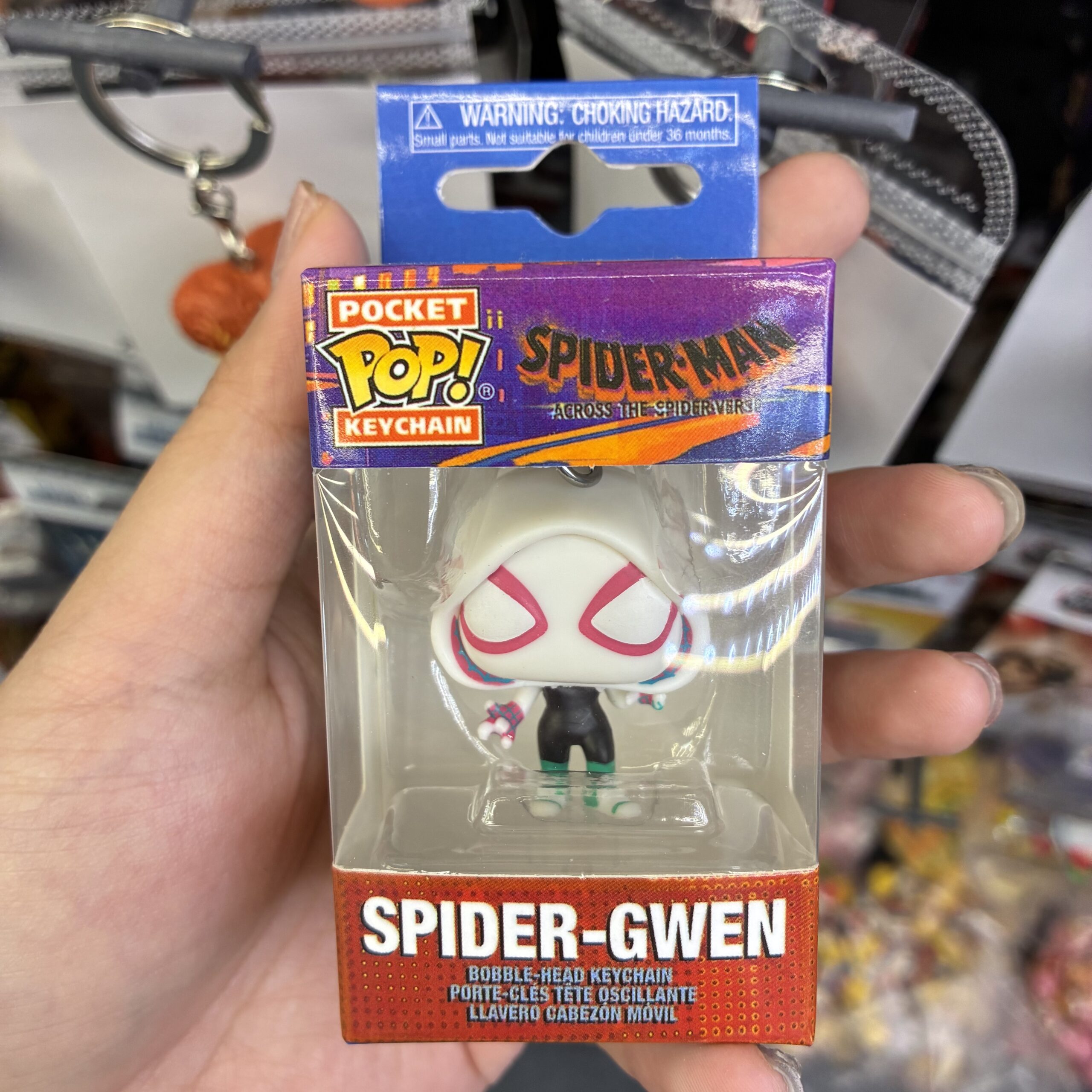 Funko Pocket Pop! Keychain Spider-Man Across the Spider-Verse Spider-Gwen Vinyl Figure