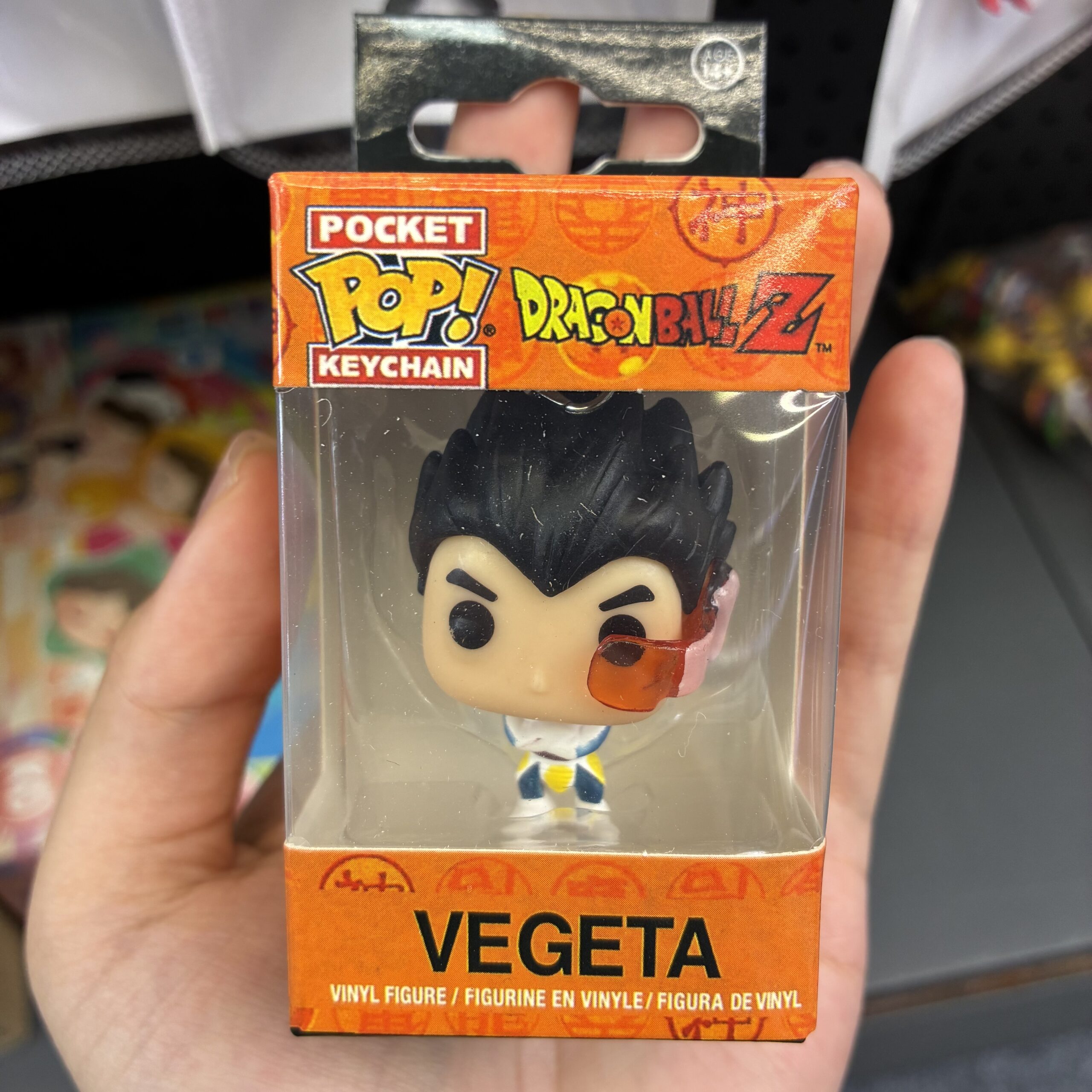 Funko Pocket Pop! Keychain Dragon Ball Z Vegeta Vinyl Figure