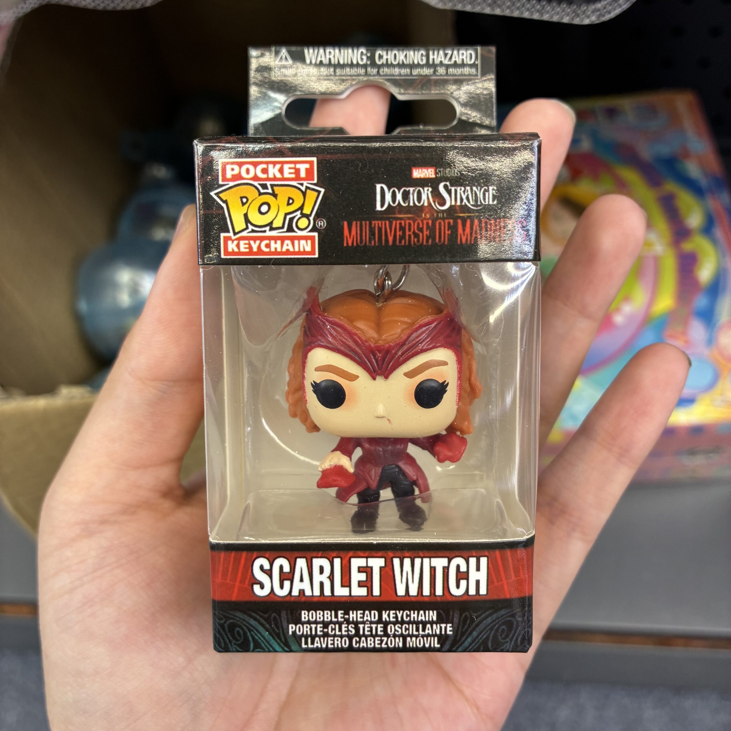 Funko Pocket Pop! Keychain Doctor Strange in the Multiverse of Madness Scarlet Witch Vinyl Figure