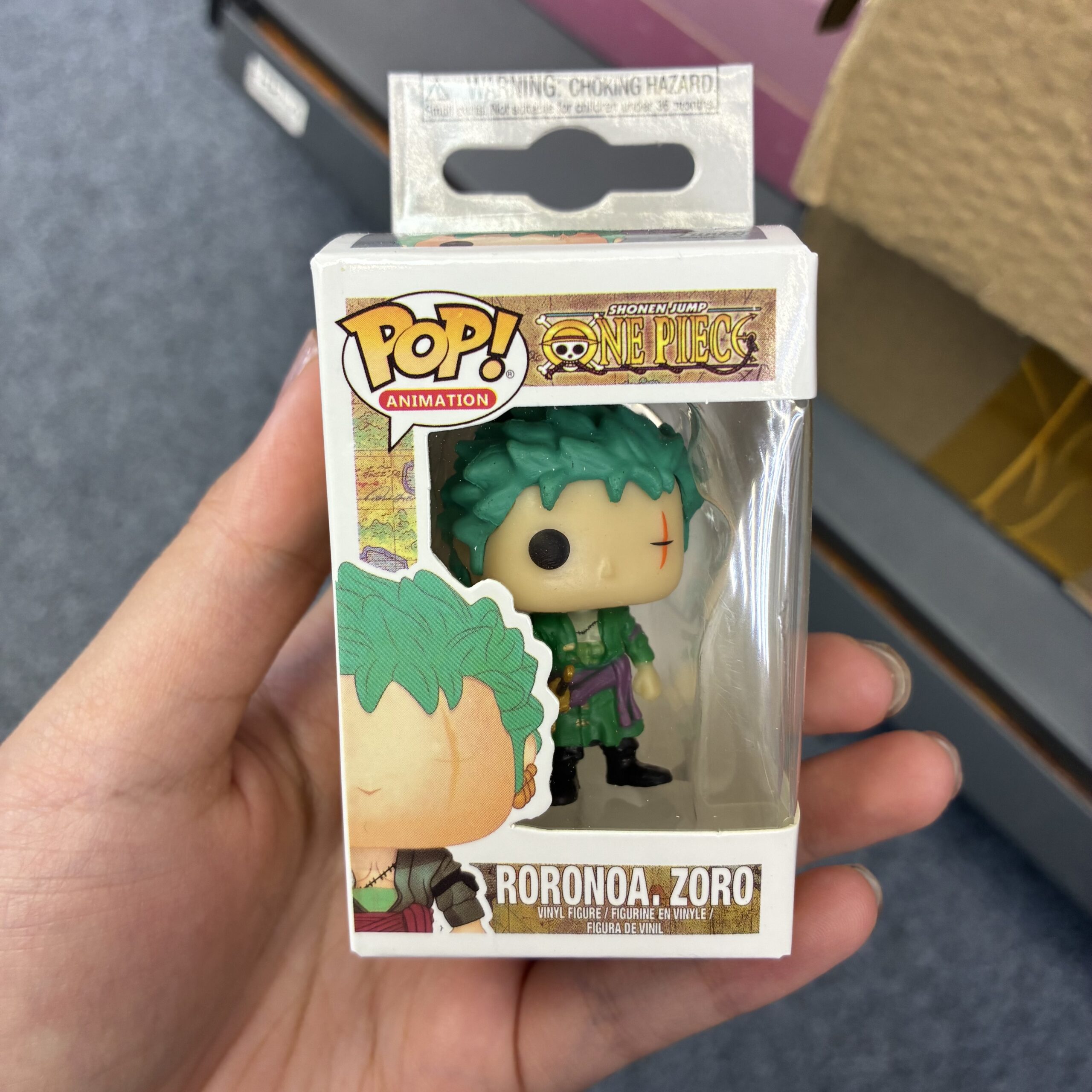 Funko Pocket Pop! Keychain – One Piece Roronoa Zoro Vinyl Figure Keychain