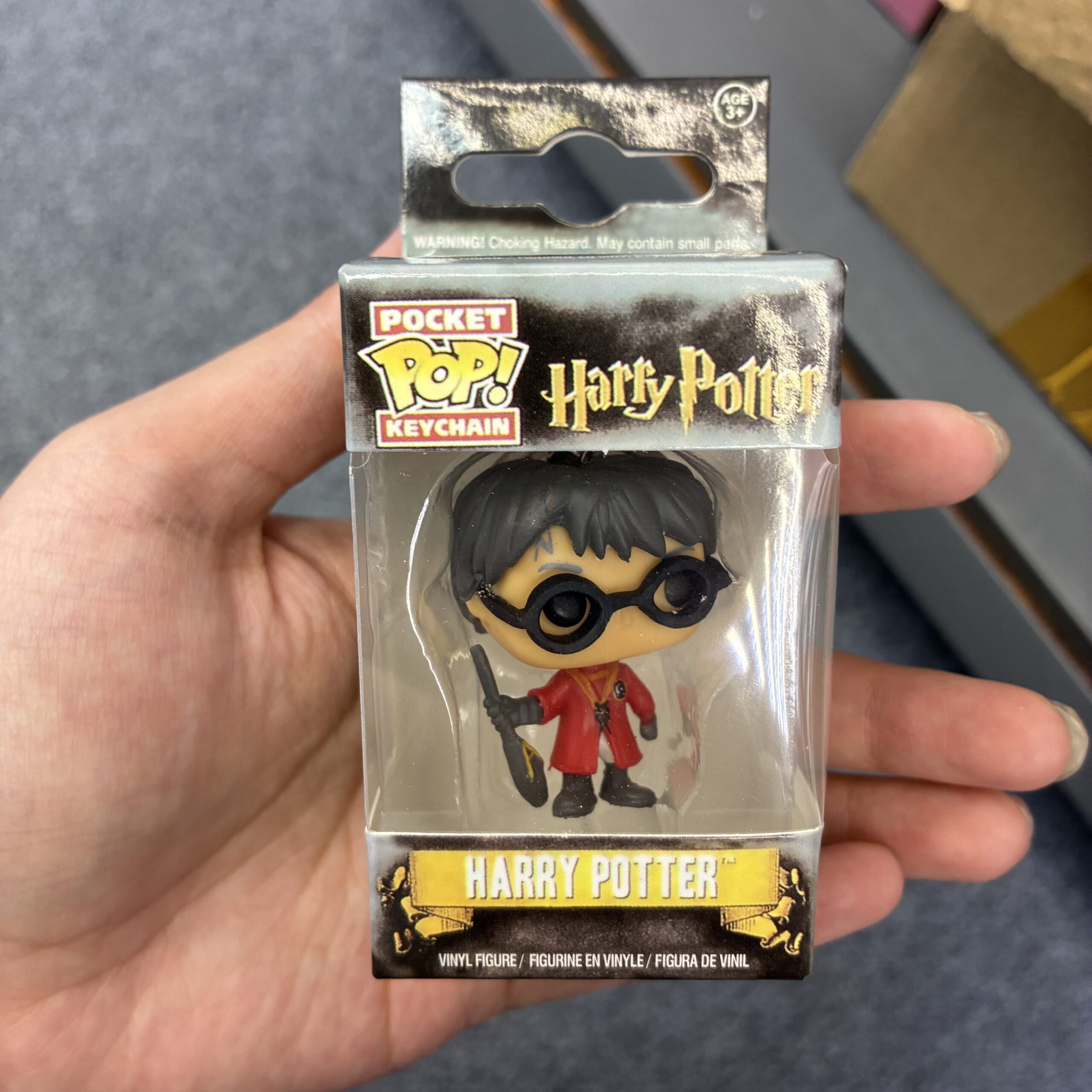 Funko Pocket Pop! Keychain – Harry Potter Quidditch Uniform Vinyl Figure Keychain