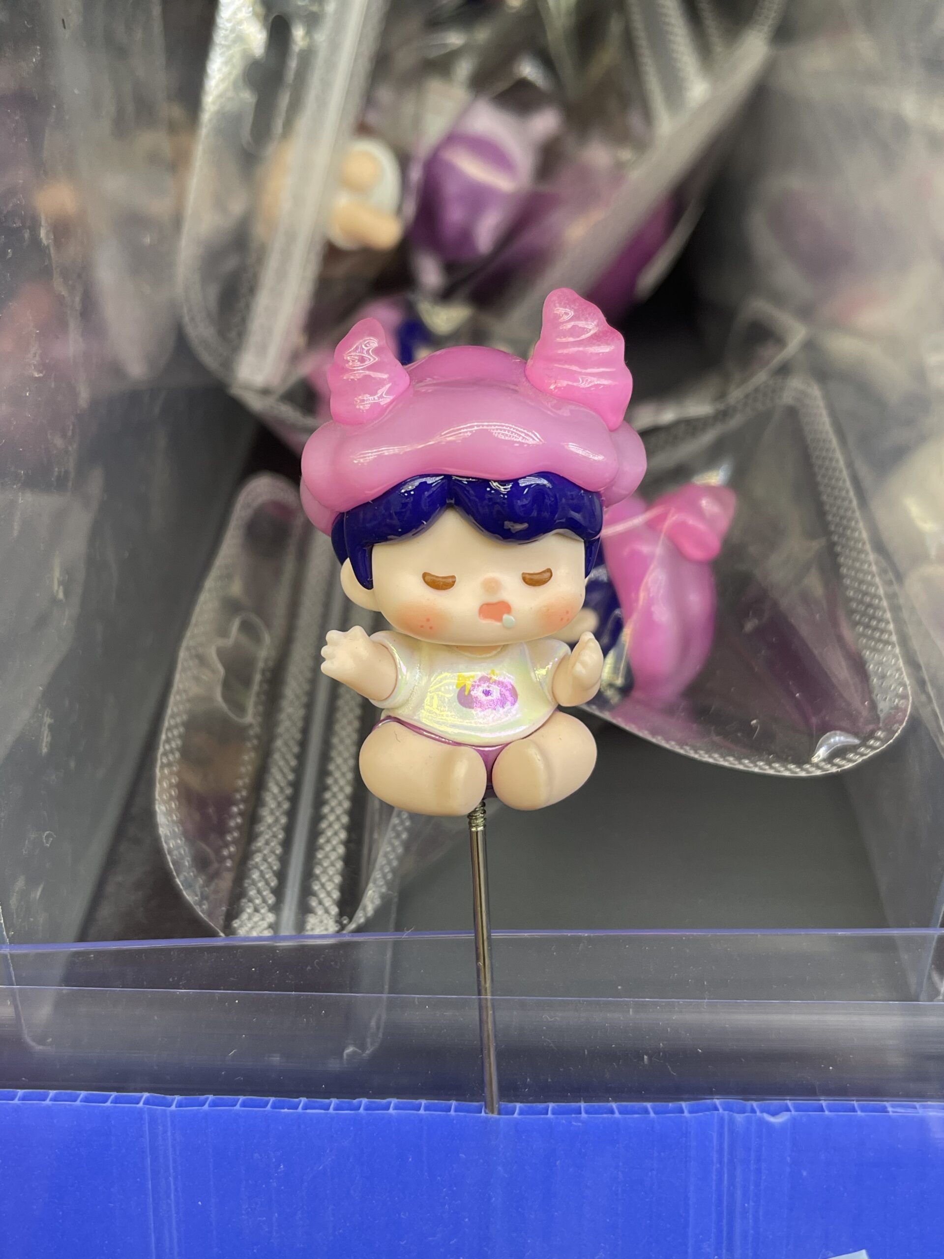 Cute Devil Baby Resin Figurine, Kawaii Cartoon Plant Decor Pin