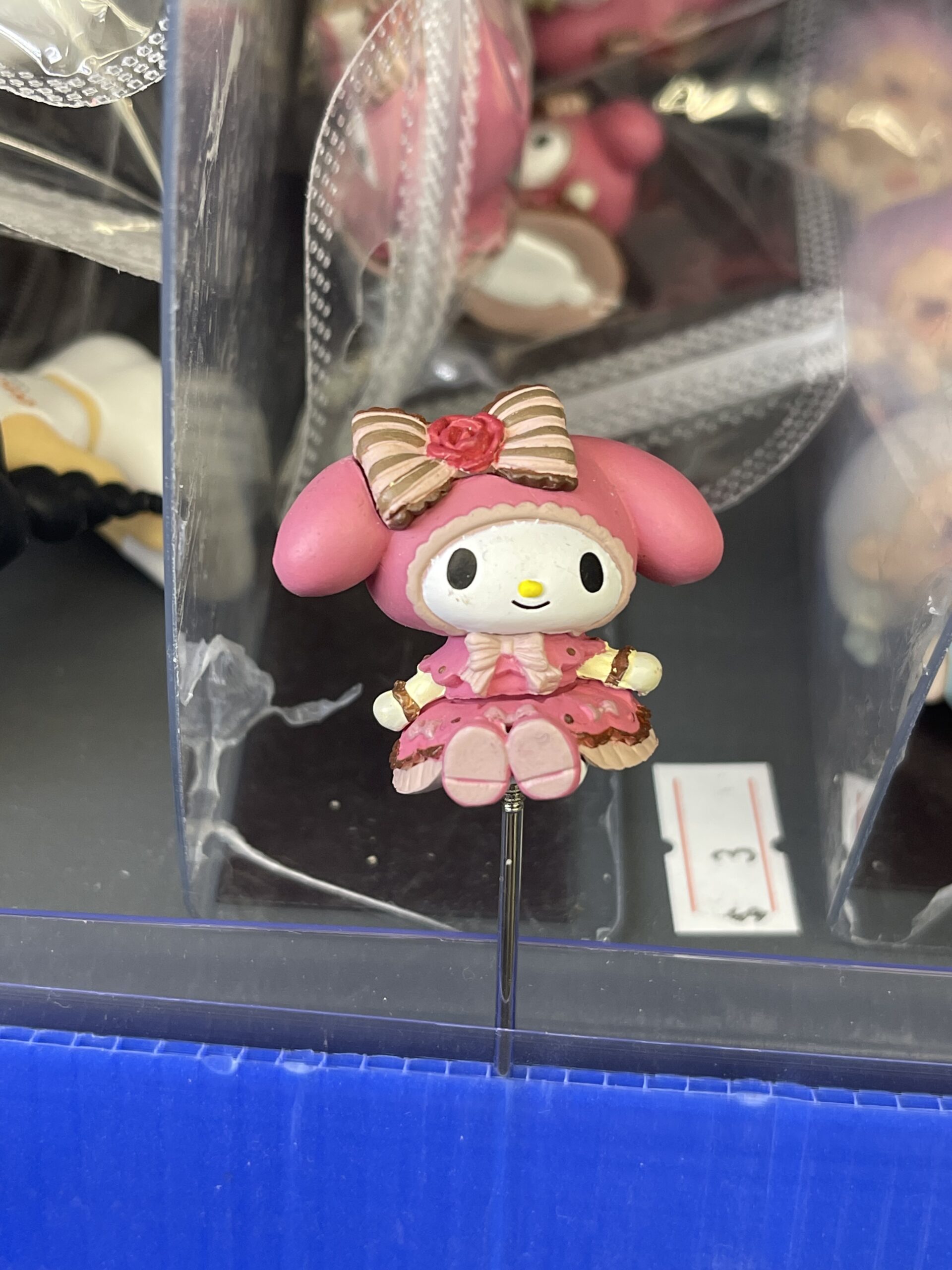 Lolita Style My Melody Resin Figurine, Sanrio Character Plant Decor Pin