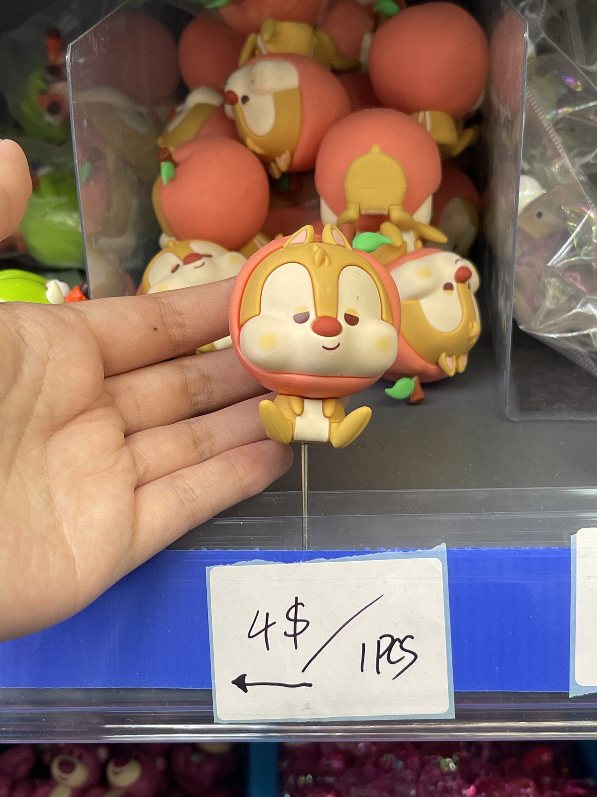 Disney Chip ‘n’ Dale Chi-Chi Peach Head Resin Figurine