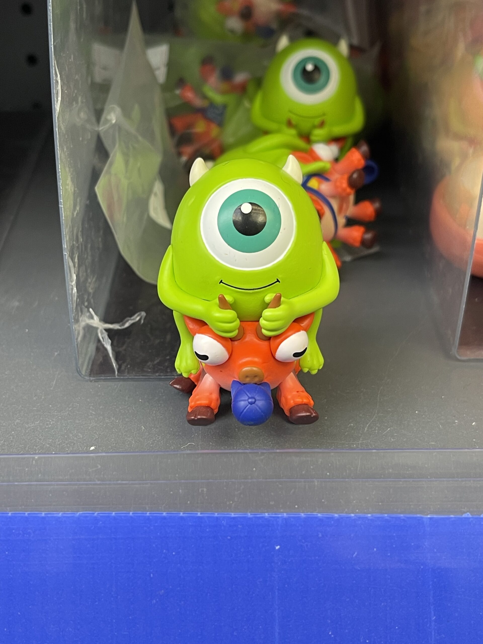 Monsters Inc. Mike Wazowski on Little Monster Resin Figurine