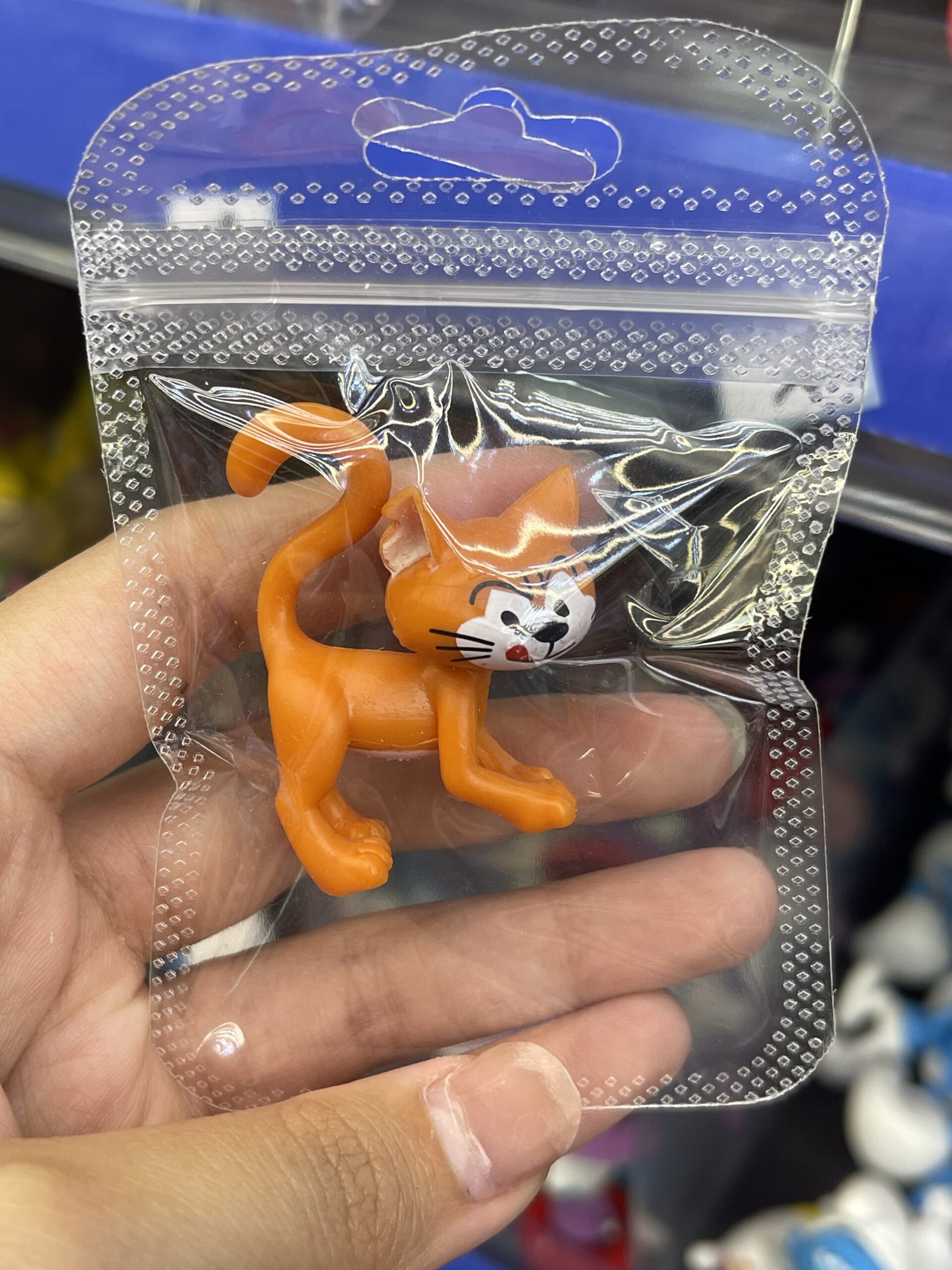 Orange Cat Cartoon Resin Figurine