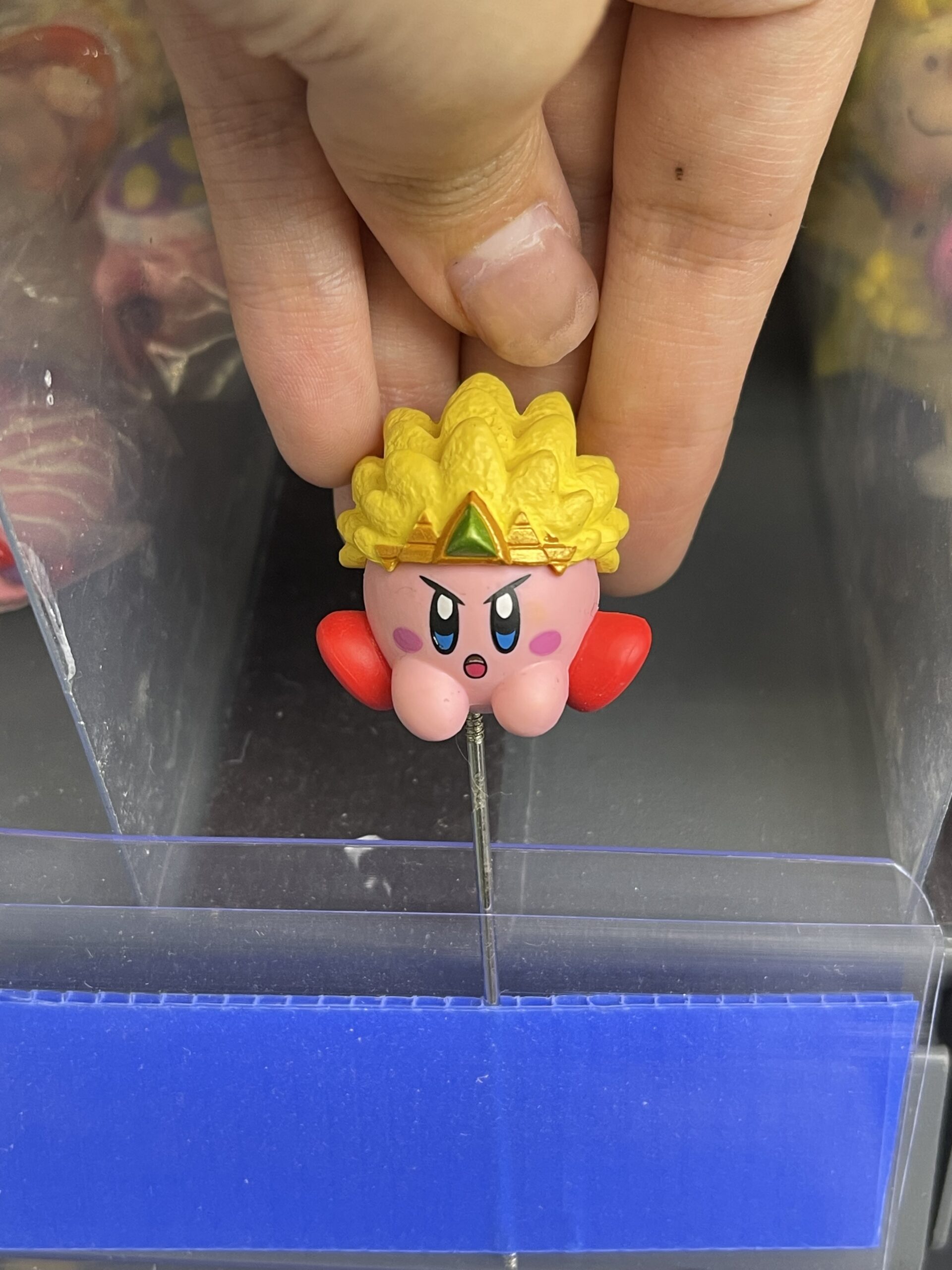 Kirby Dragon Ball Super Saiyan Resin Figurine, Game Character Collectible