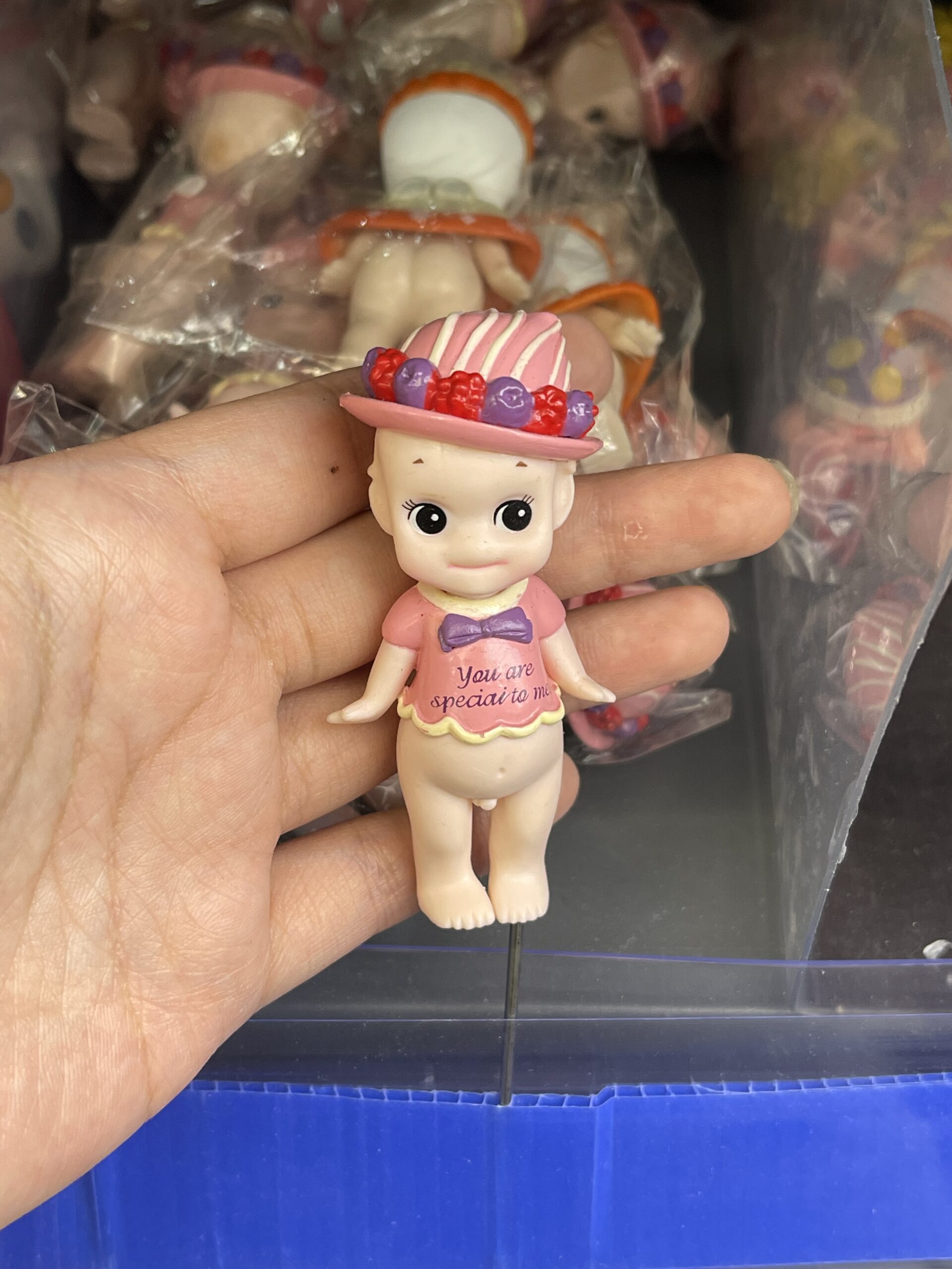 Kewpie Doll Dessert Series Resin Figurine, Kawaii Collectible