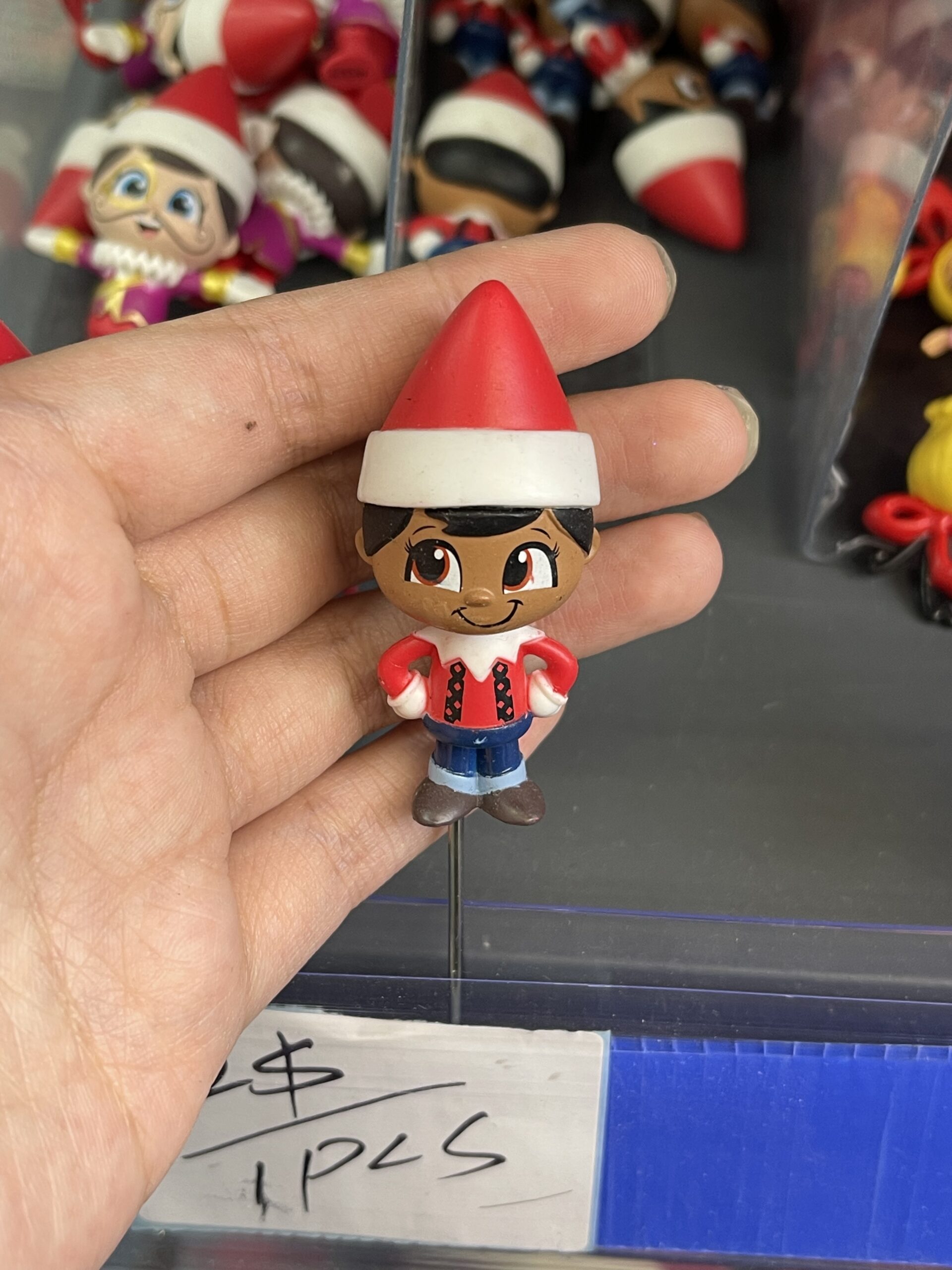 Christmas Elf Boy Resin Figurine, Holiday Collectible Decor