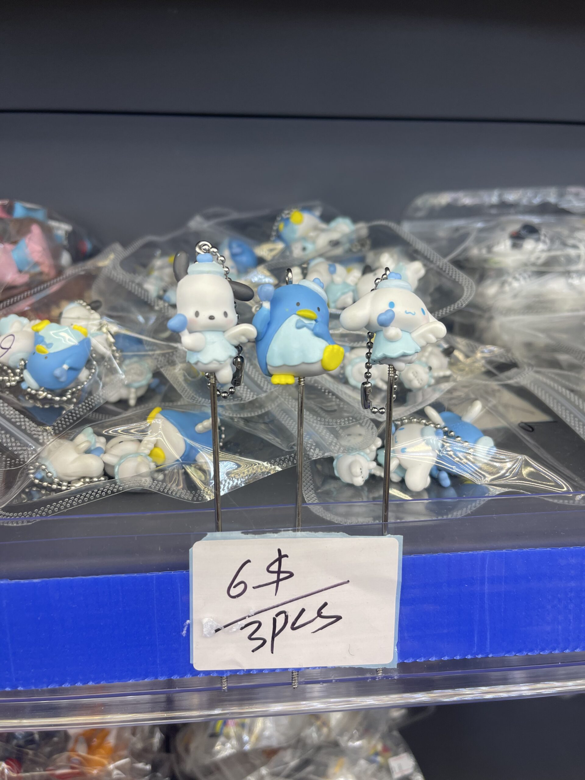 Sanrio Angel Mini Figurine Set (3pcs) – Cinnamoroll, Pochacco, Tuxedosam