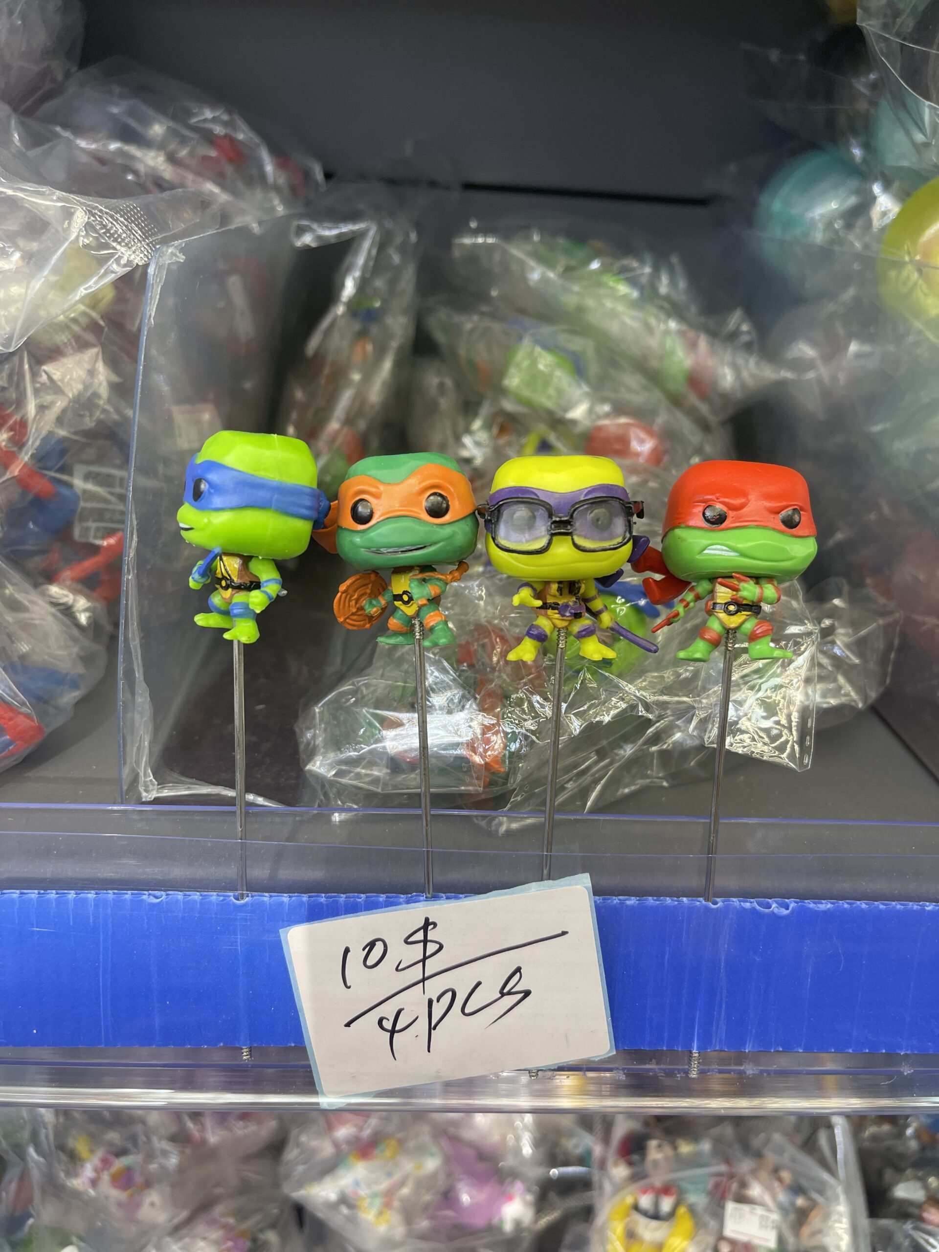 Teenage Mutant Ninja Turtles Mini Figurine Set (4pcs)