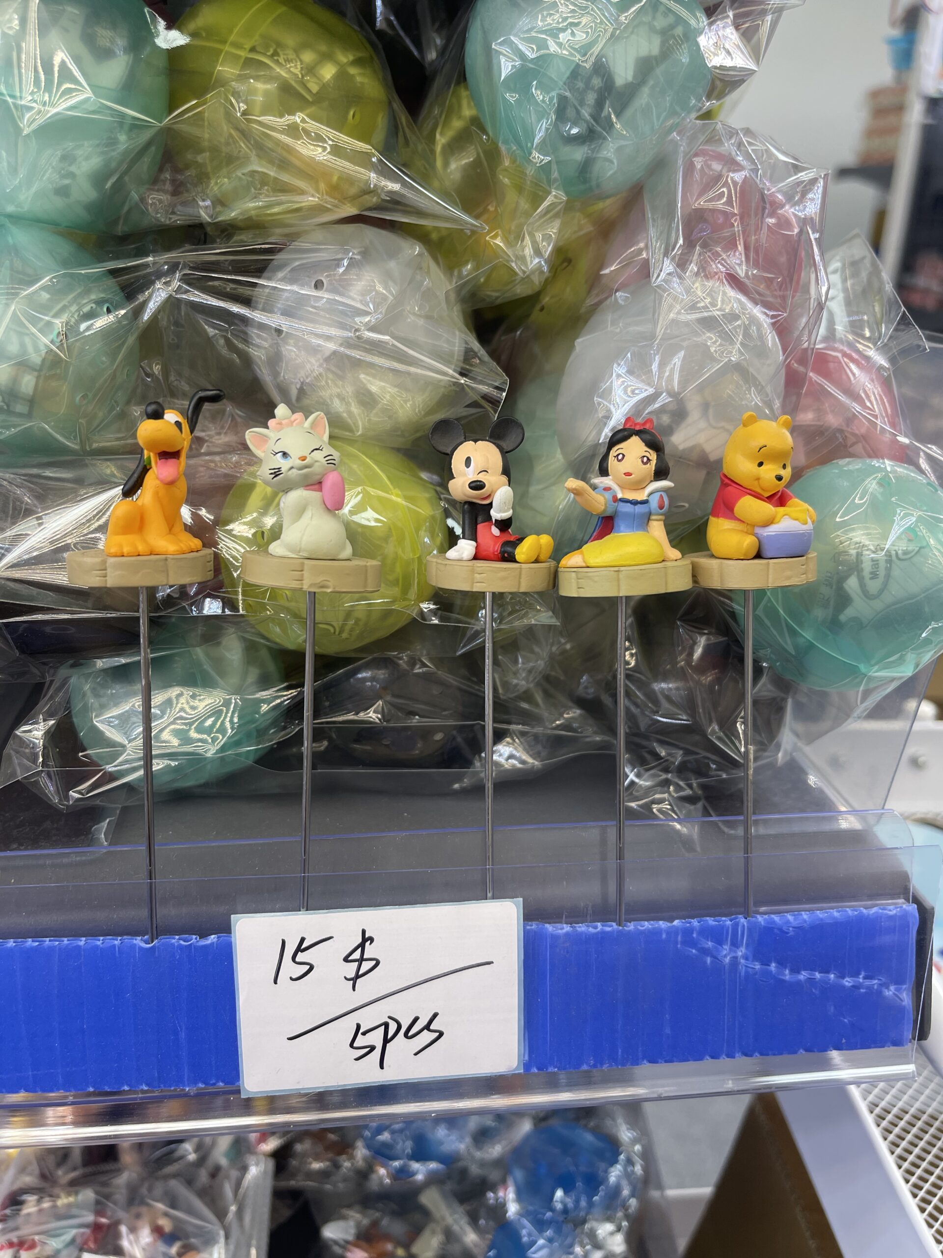 5PCS Disney Cute Toys Mickey Mouse, Winnie the Pooh, Snow White DIY