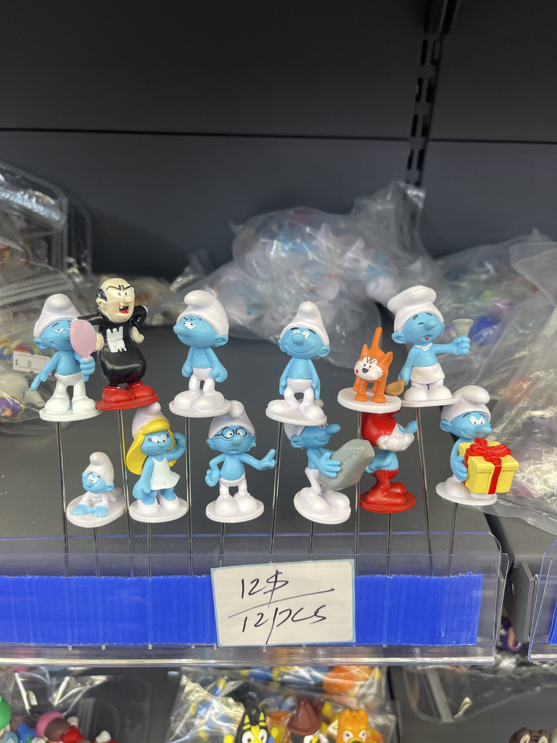 The Smurfs Mini Figurine Set (12pcs) – Smurfs, Gargamel & Azrael