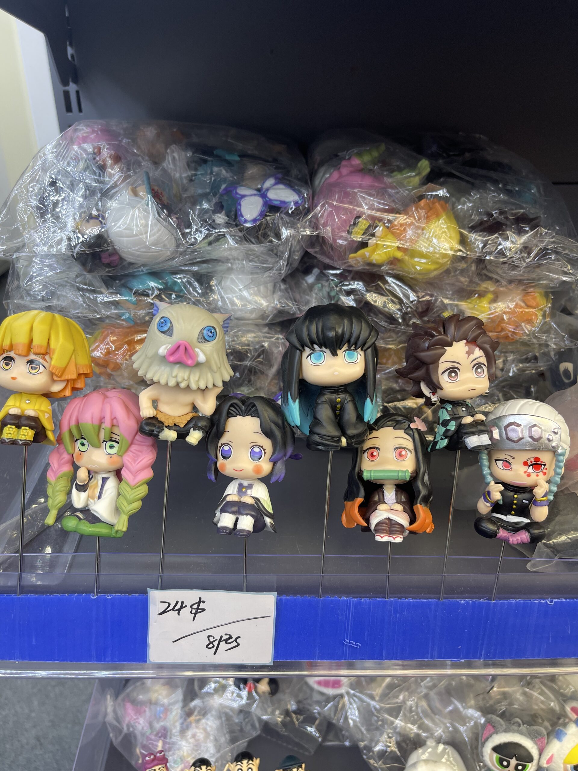 Demon Slayer Characters Mini Figurine Set (8pcs) – Tanjiro, Nezuko, Zenitsu, Inosuke